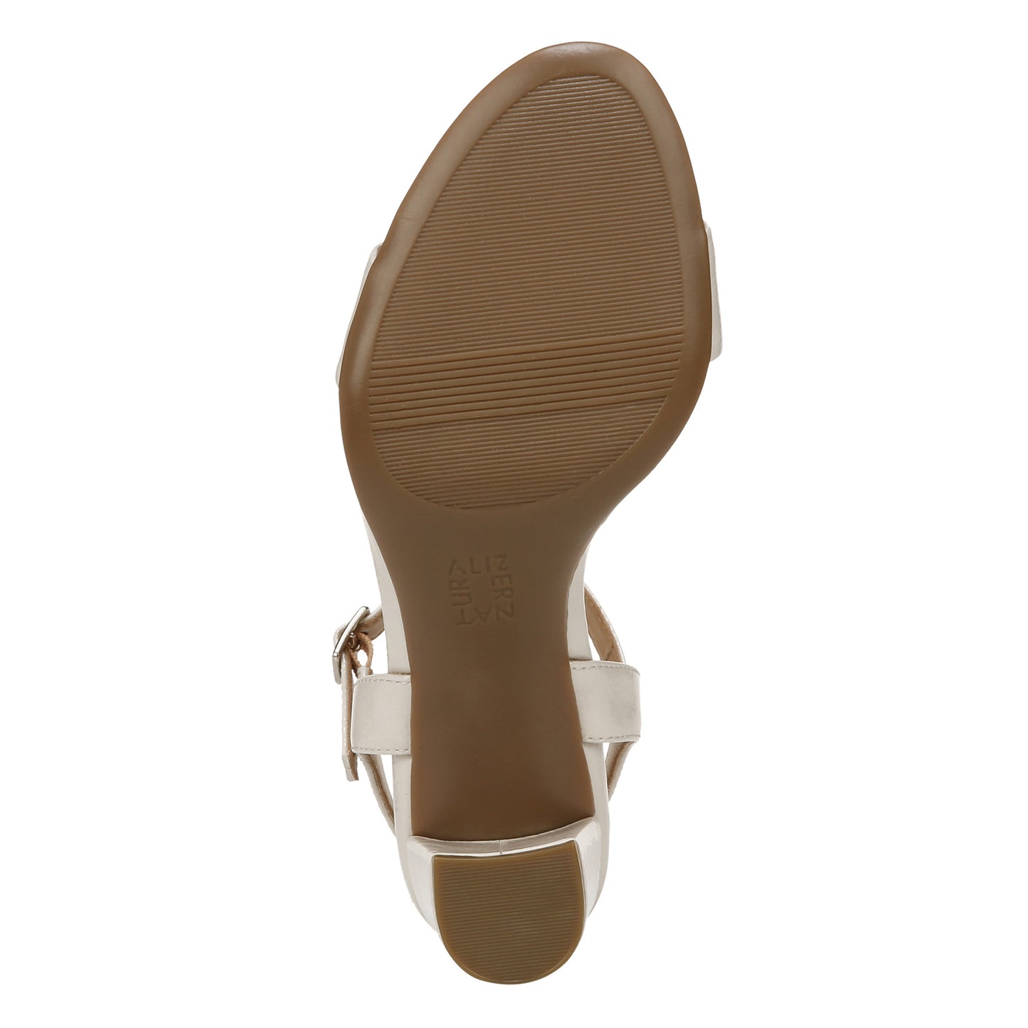 Peltz Shoes Women's Naturalizer Bristol Sandal SATIN PEARL G8660SA255