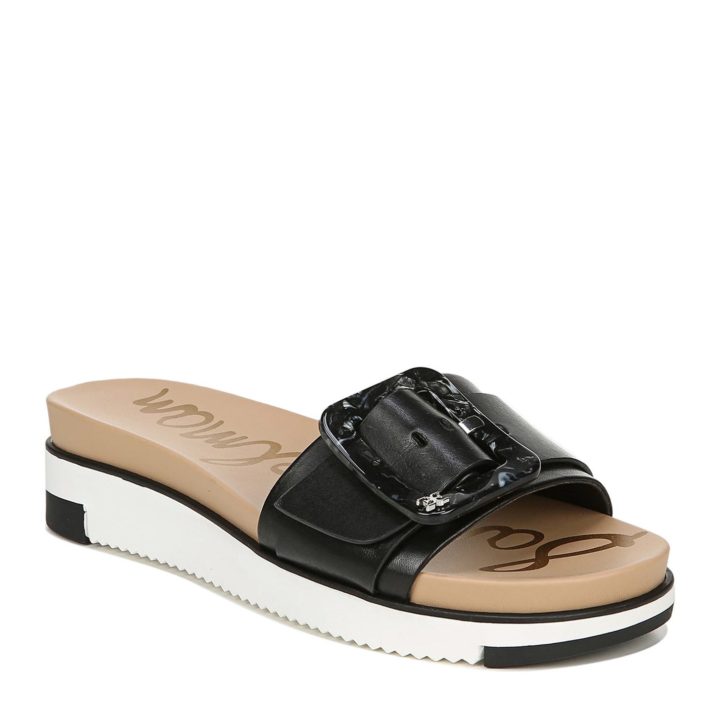 Peltz Shoes Women's Sam Edelman Ariane Sandal BLACK G8847L1001