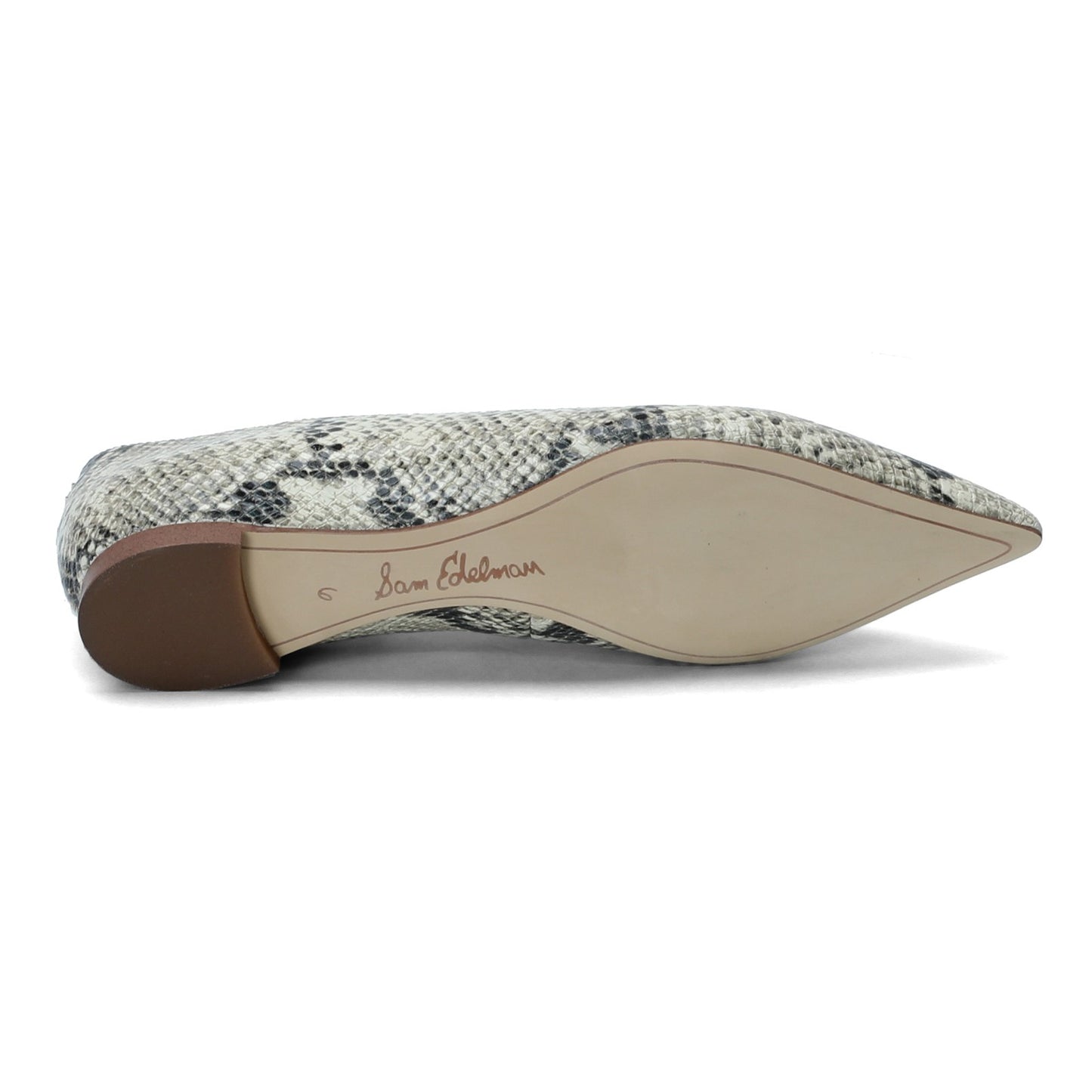 Peltz Shoes Women's Sam Edelman Stacey Flat BEACH LIGHT BROWN G8888L9904