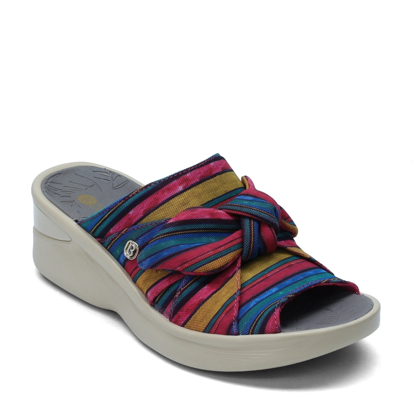 Peltz Shoes Women's BZees Smile Sandal PINK MULTI G8896F2650