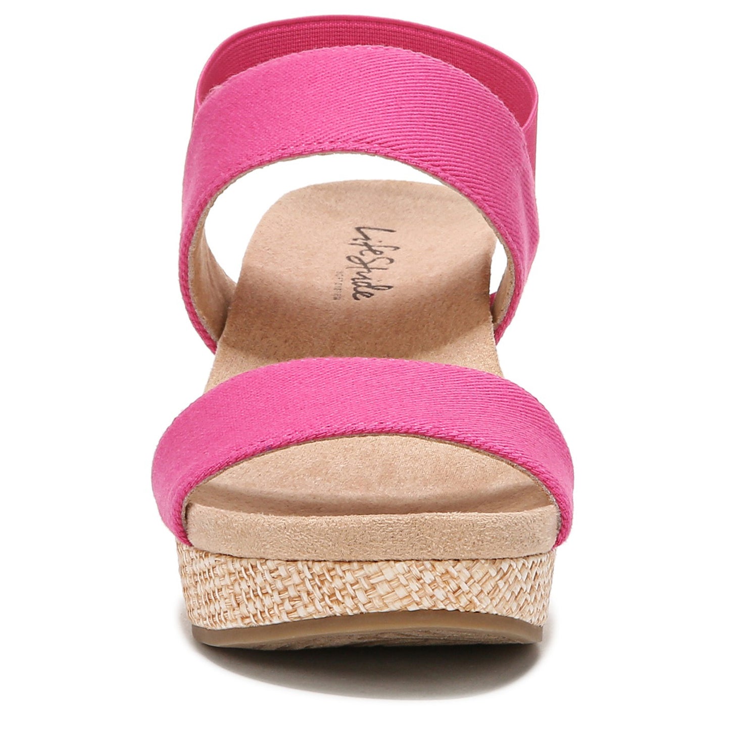 Peltz Shoes Women's LifeStride Delta Sandal Pink G9467F6651
