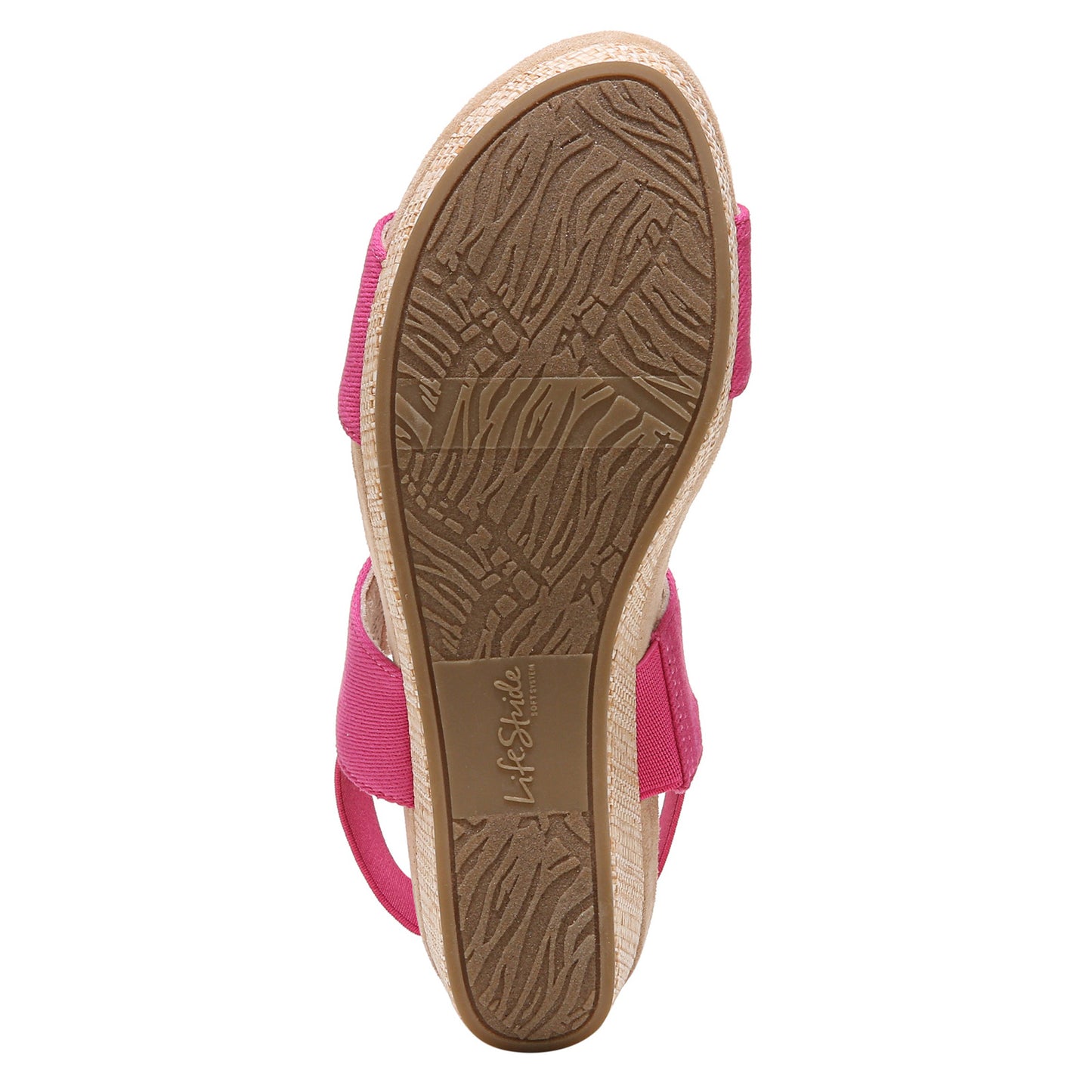 Peltz Shoes Women's LifeStride Delta Sandal Pink G9467F6651