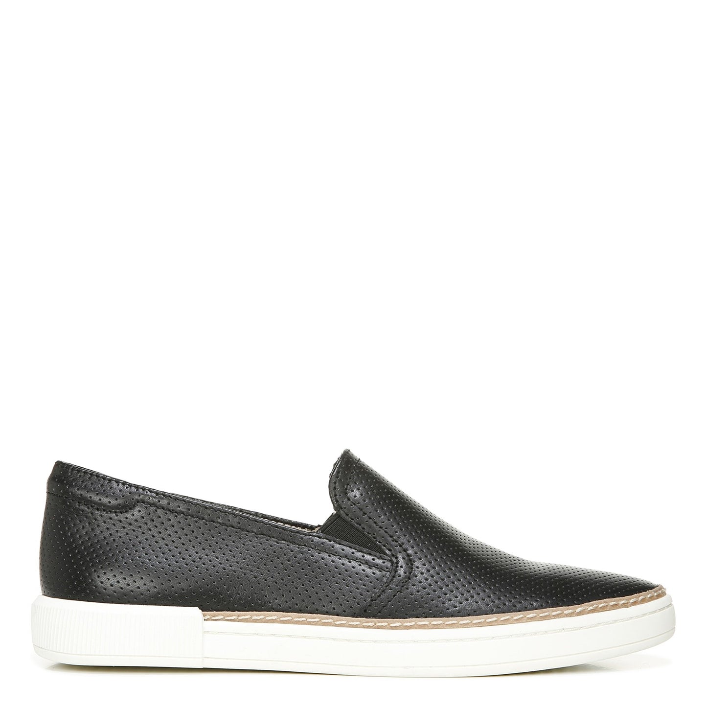 Peltz Shoes Women's Naturalizer Zola Slip-On BLACK LEATHER G9503L1001