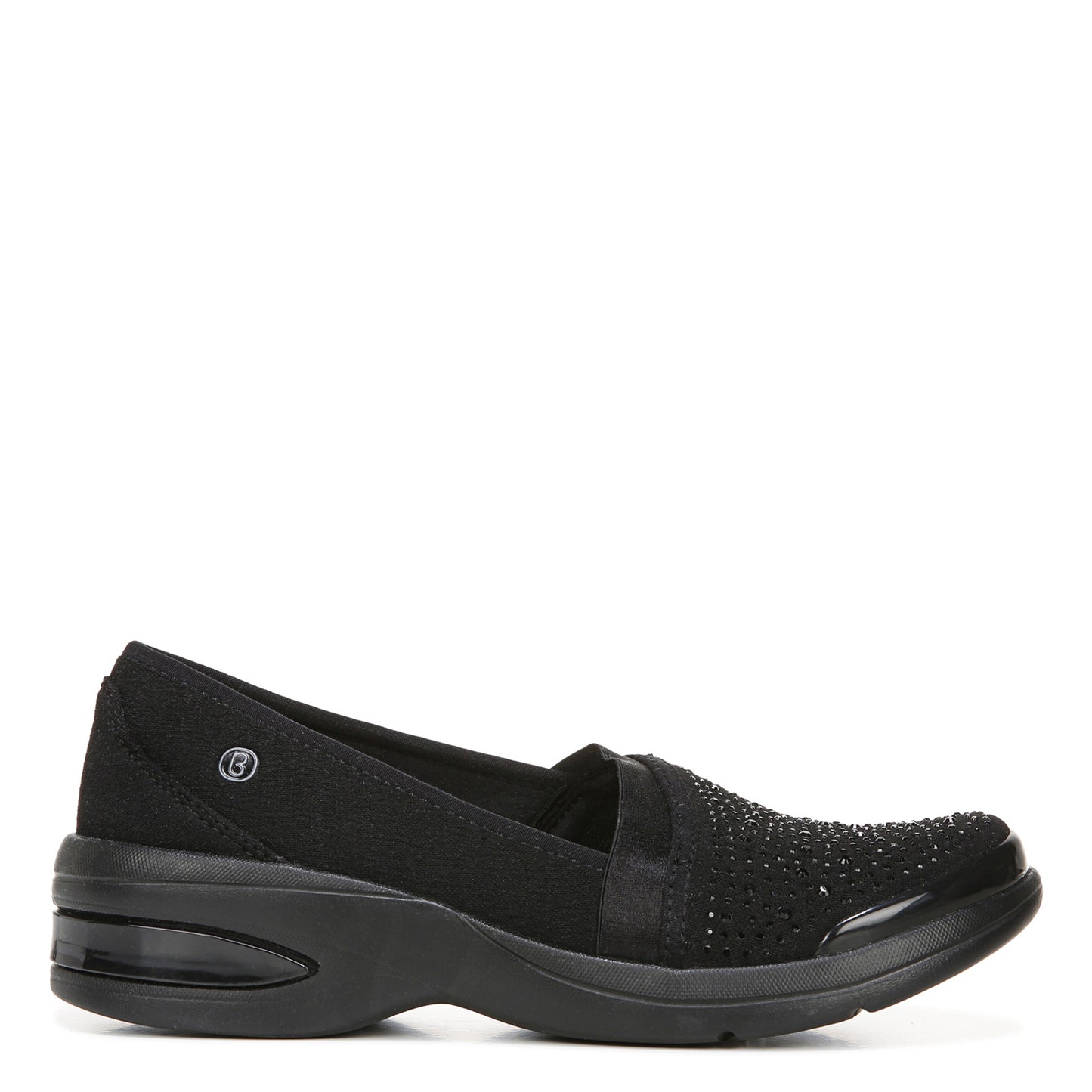 Peltz Shoes Women's BZees Red Hot Slip-On BLACK G9569F1003