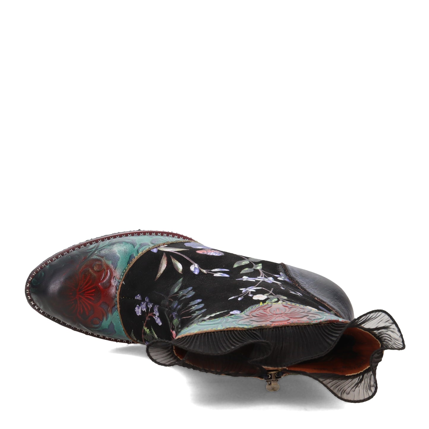 Peltz Shoes Women's L'Artiste by Spring Step Gaga Boot Turquoise Multi GAGA-TQM