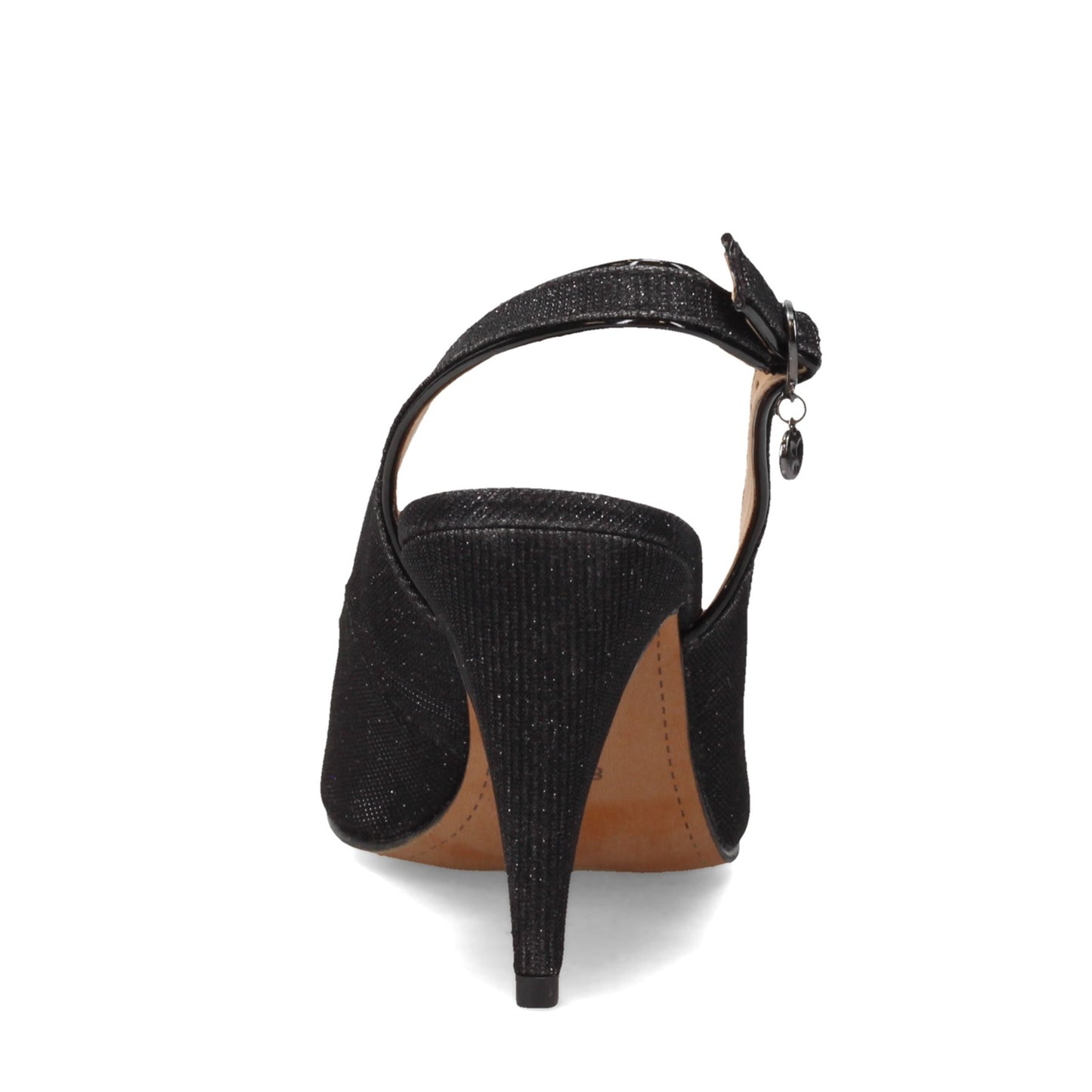 Peltz Shoes Women's J Renee Gervasi Sandal Black GERVASI-BLACK