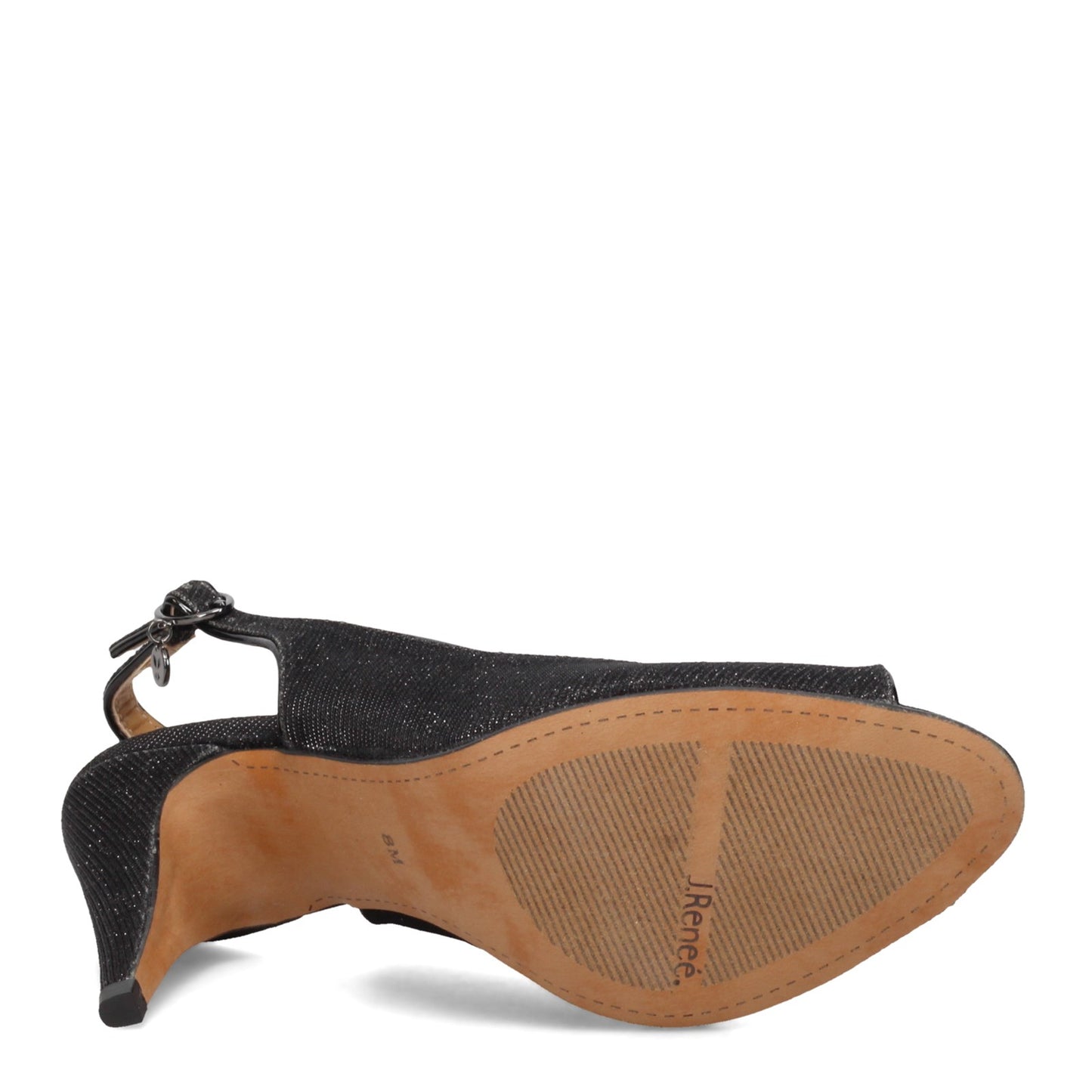 Peltz Shoes Women's J Renee Gervasi Sandal Black GERVASI-BLACK