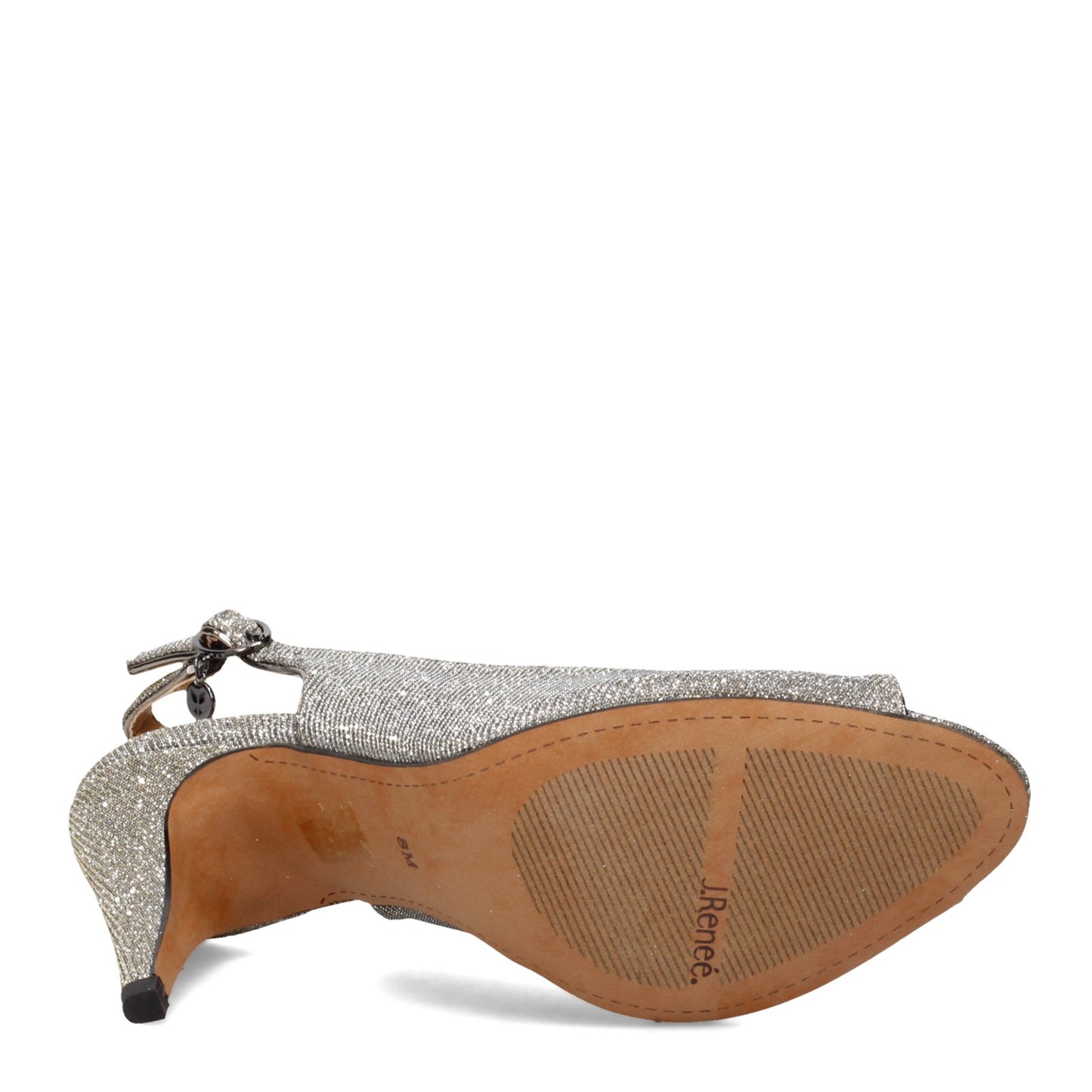 Peltz Shoes Women's J Renee Gervasi Sandal Pewter GERVASI-PEWTER