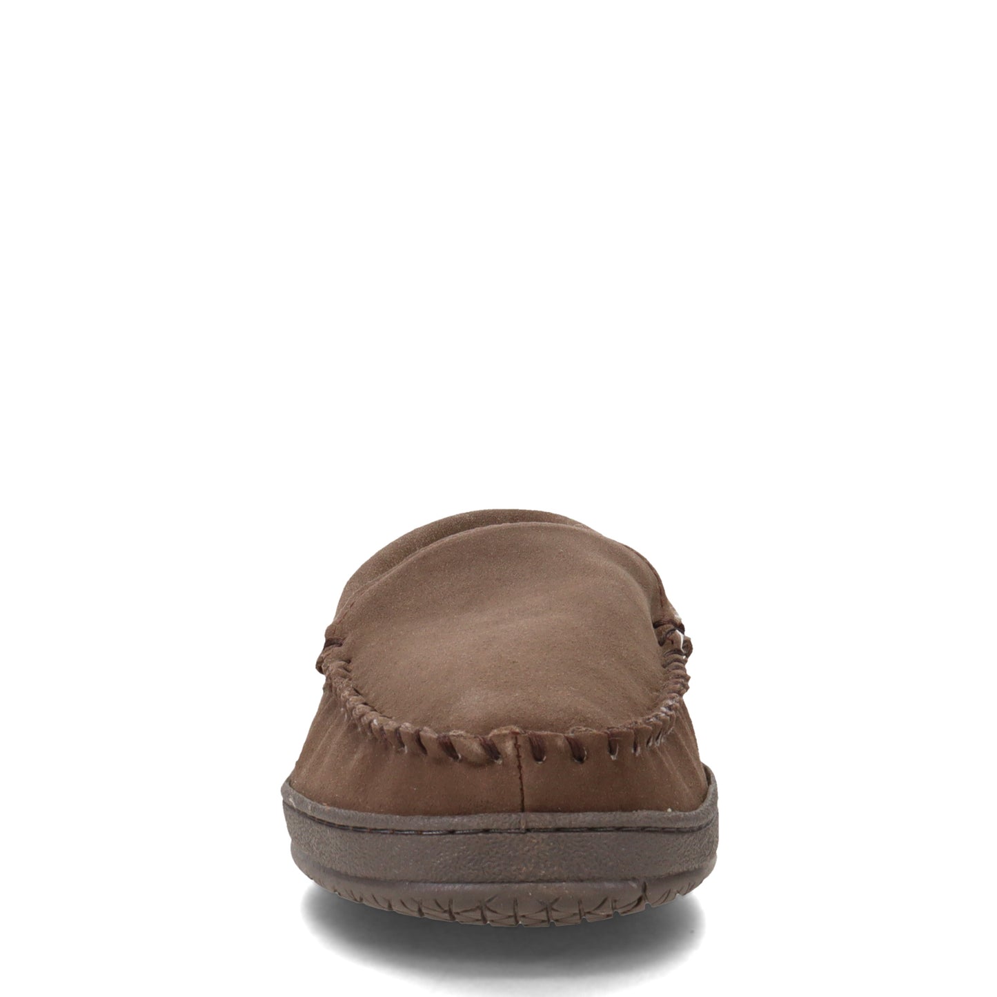 Peltz Shoes Men's Clarks Venetian Moccasin Slipper BROWN GF2448M-1033