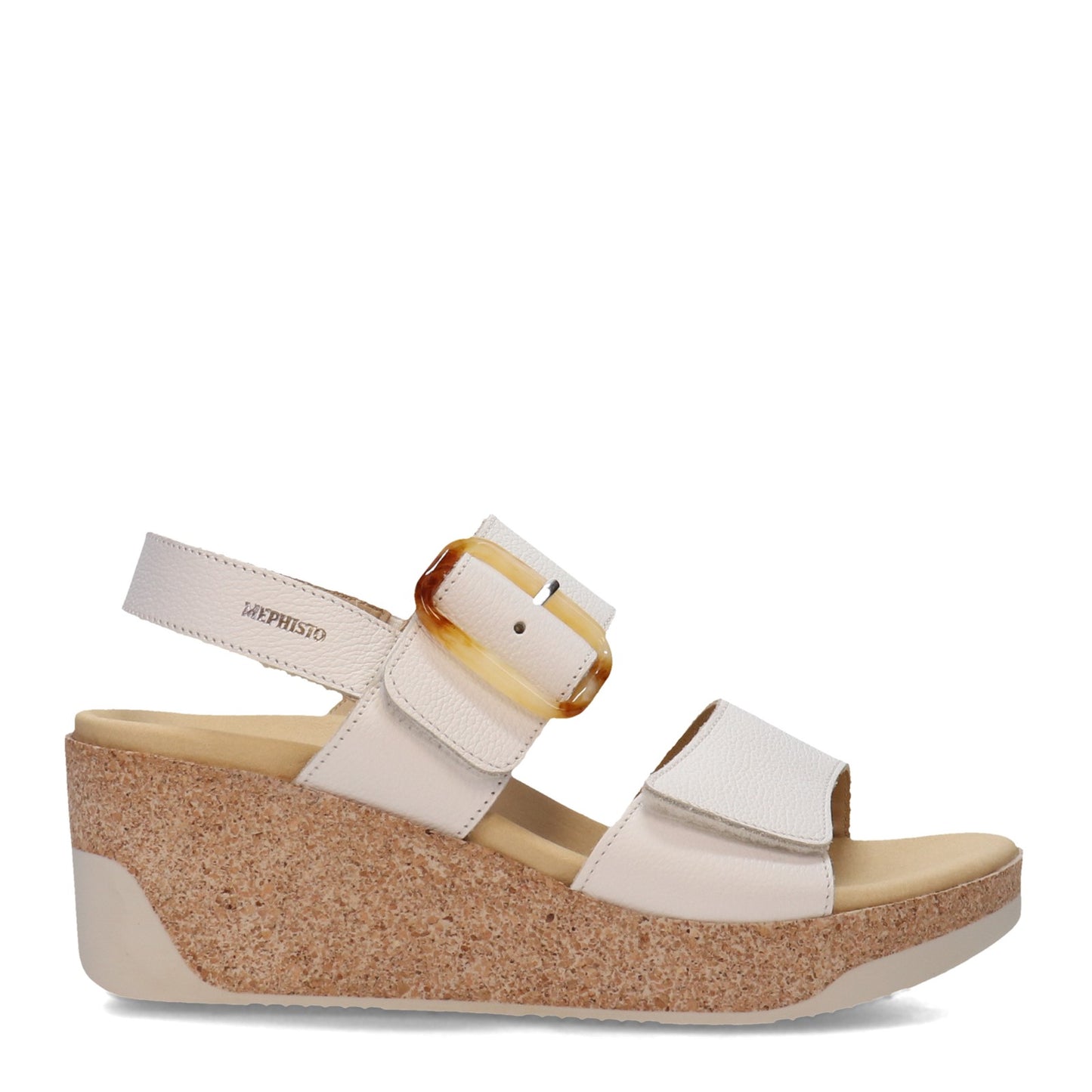 Peltz Shoes Women's Mephisto Giulia Sandal OFF WHITE GIULIA-100