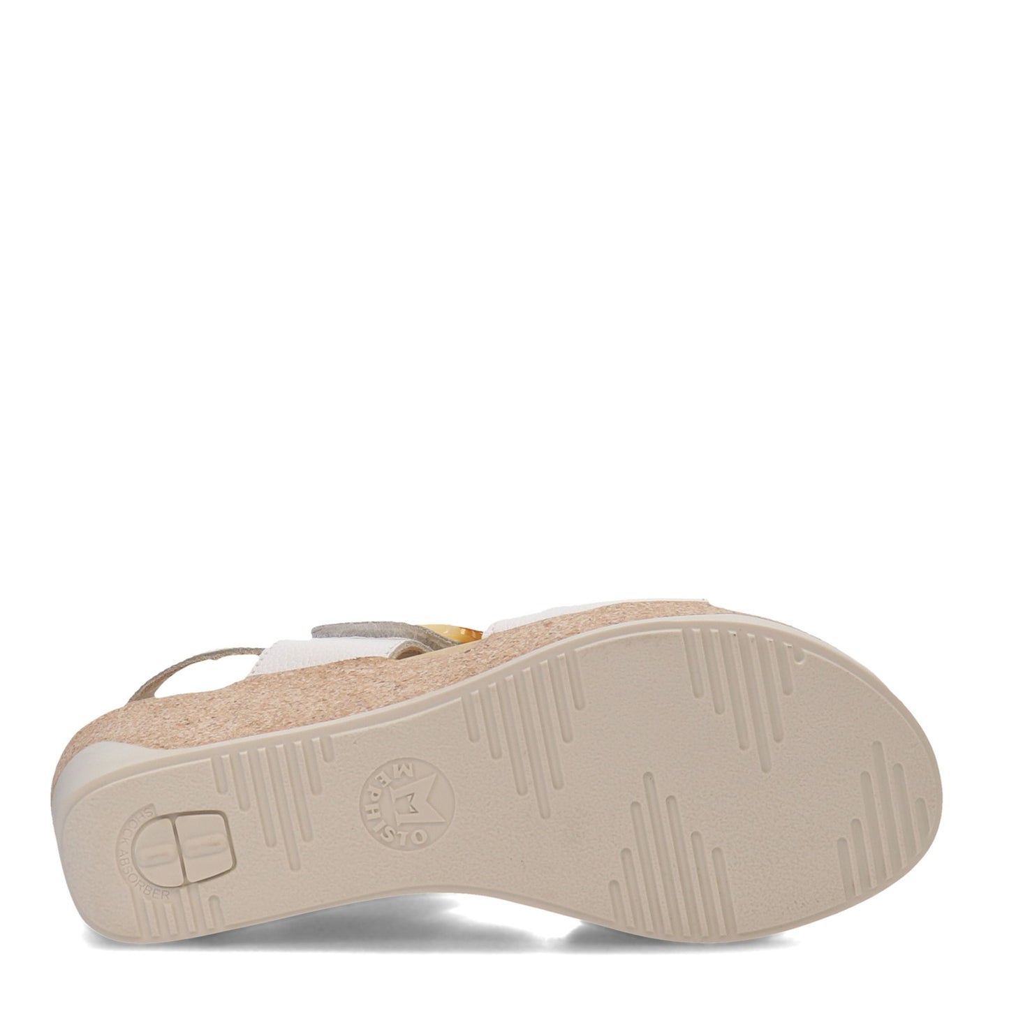 Peltz Shoes Women's Mephisto Giulia Sandal OFF WHITE GIULIA-100