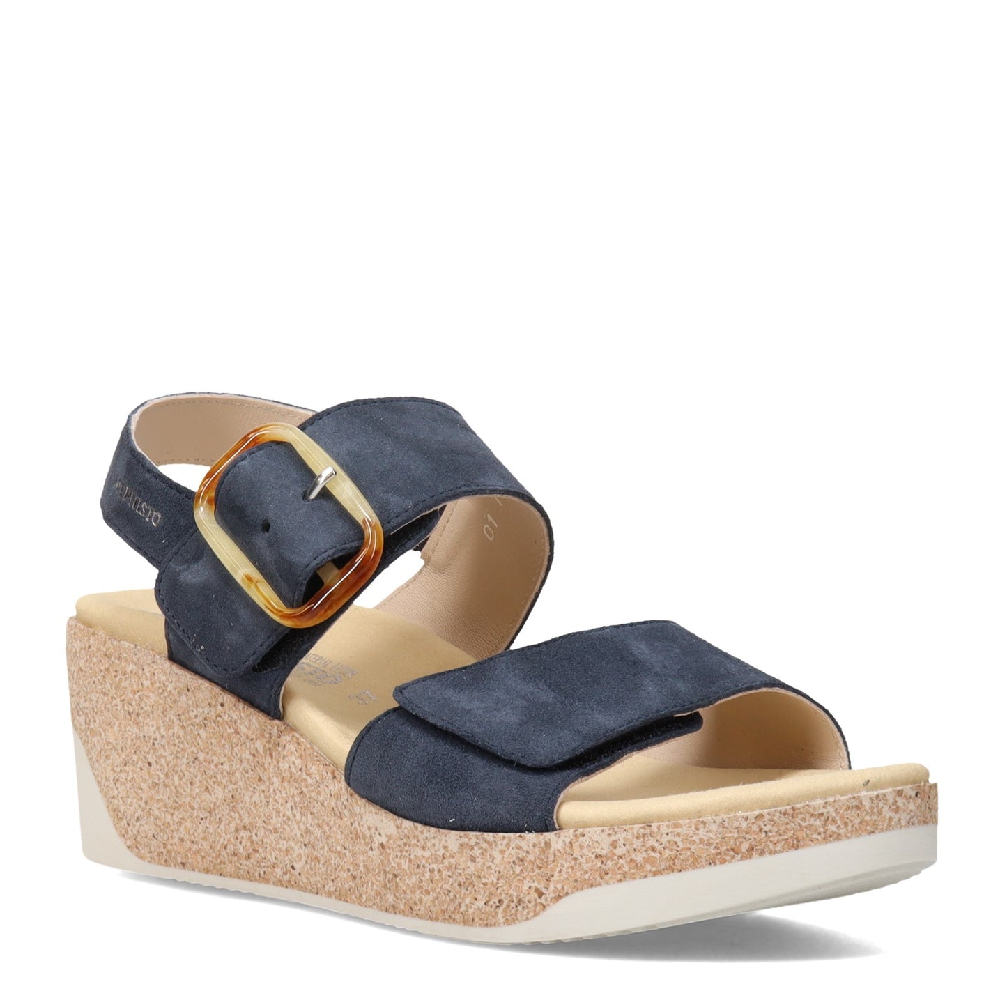 Peltz Shoes Women's Mephisto Giulia Sandal DENIM GIULIA-422