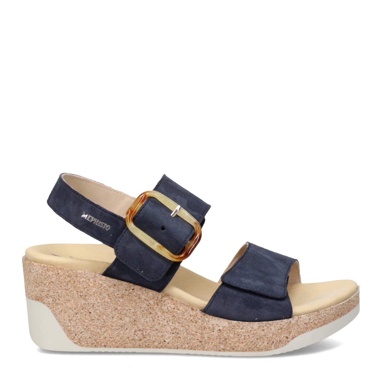 Peltz Shoes Women's Mephisto Giulia Sandal DENIM GIULIA-422