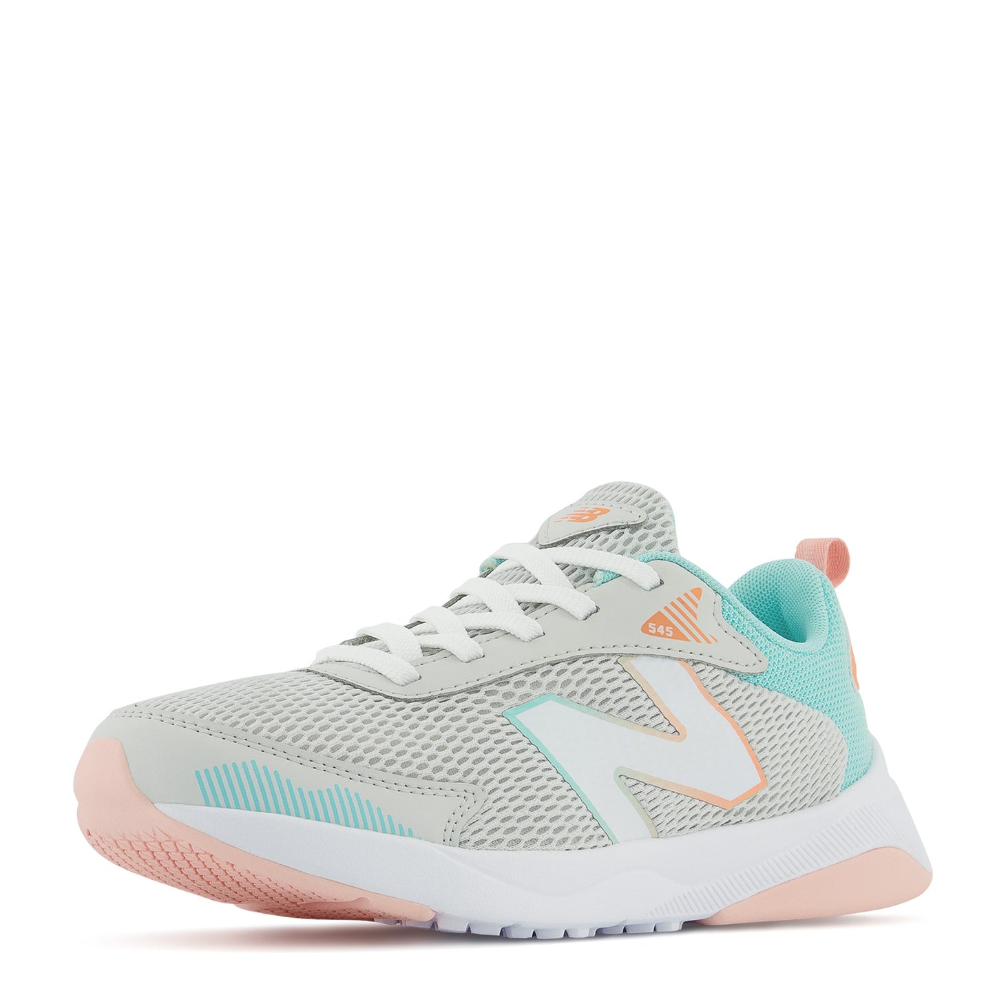 Peltz Shoes Girl's New Balance DynaSoft 545 Sneaker - Big Kid SUMMER FOG/SURF GK545GS1