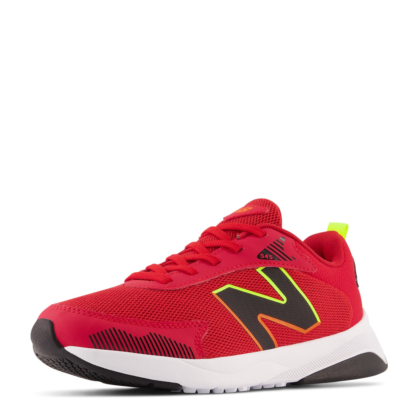 Peltz Shoes Boy's New Balance DynaSoft 545 Sneaker - Big Kid RED BLACK MULTI GK545RH1