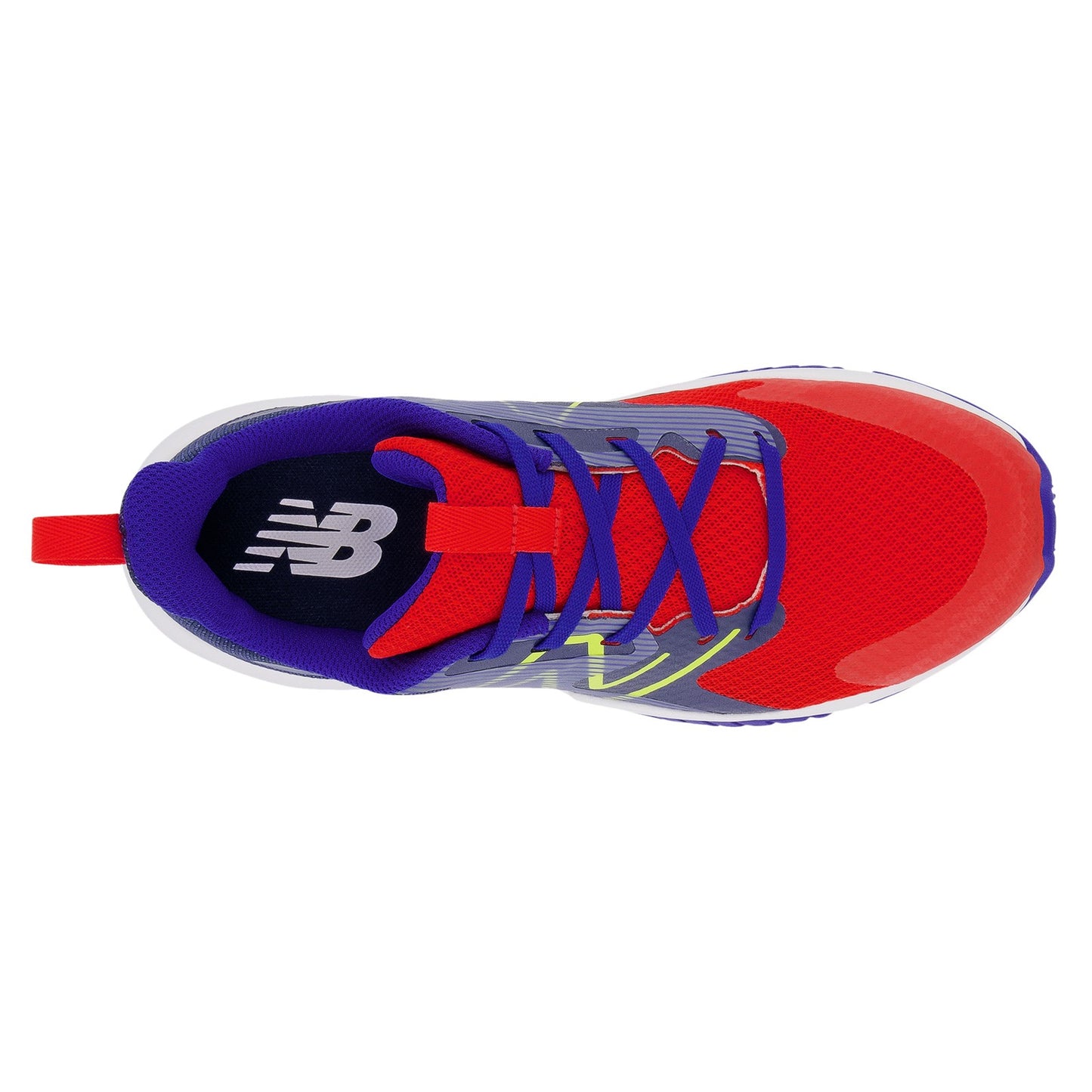 Peltz Shoes Boy's New Balance Rave Run v2 Sneaker - Big Kid RED BLUE GKRAVWR2