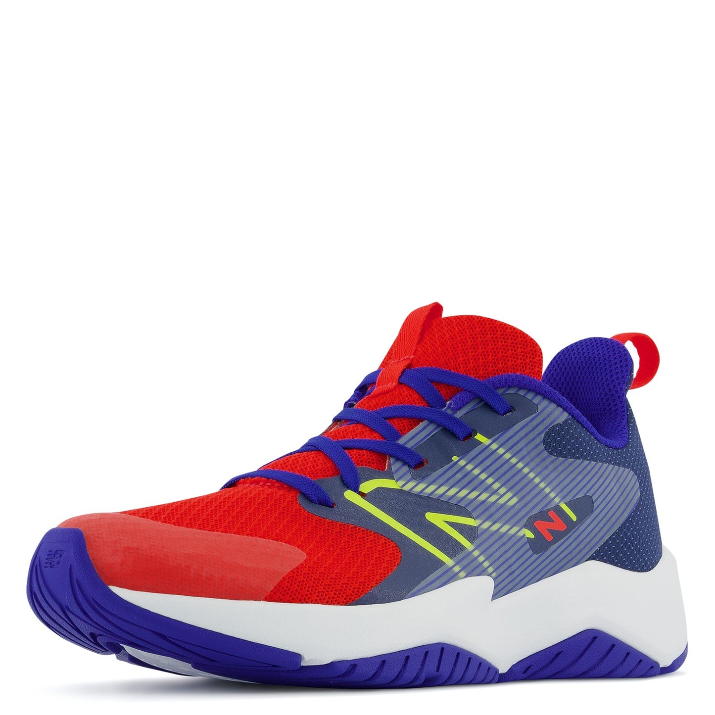 Peltz Shoes Boy's New Balance Rave Run v2 Sneaker - Big Kid RED BLUE GKRAVWR2