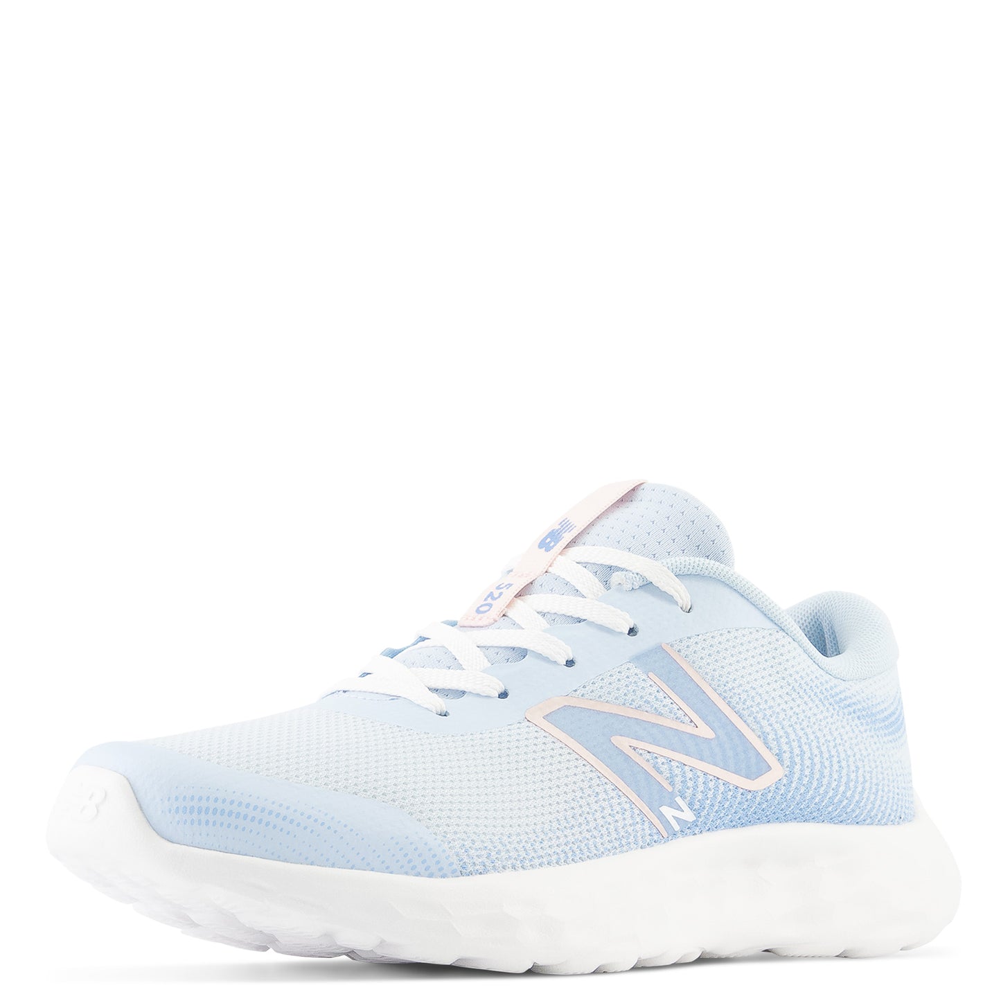 Peltz Shoes Girl's New Balance 520v8 Sneaker - Little Kid & Big Kid AQUA PINK MULTI GP520SP8