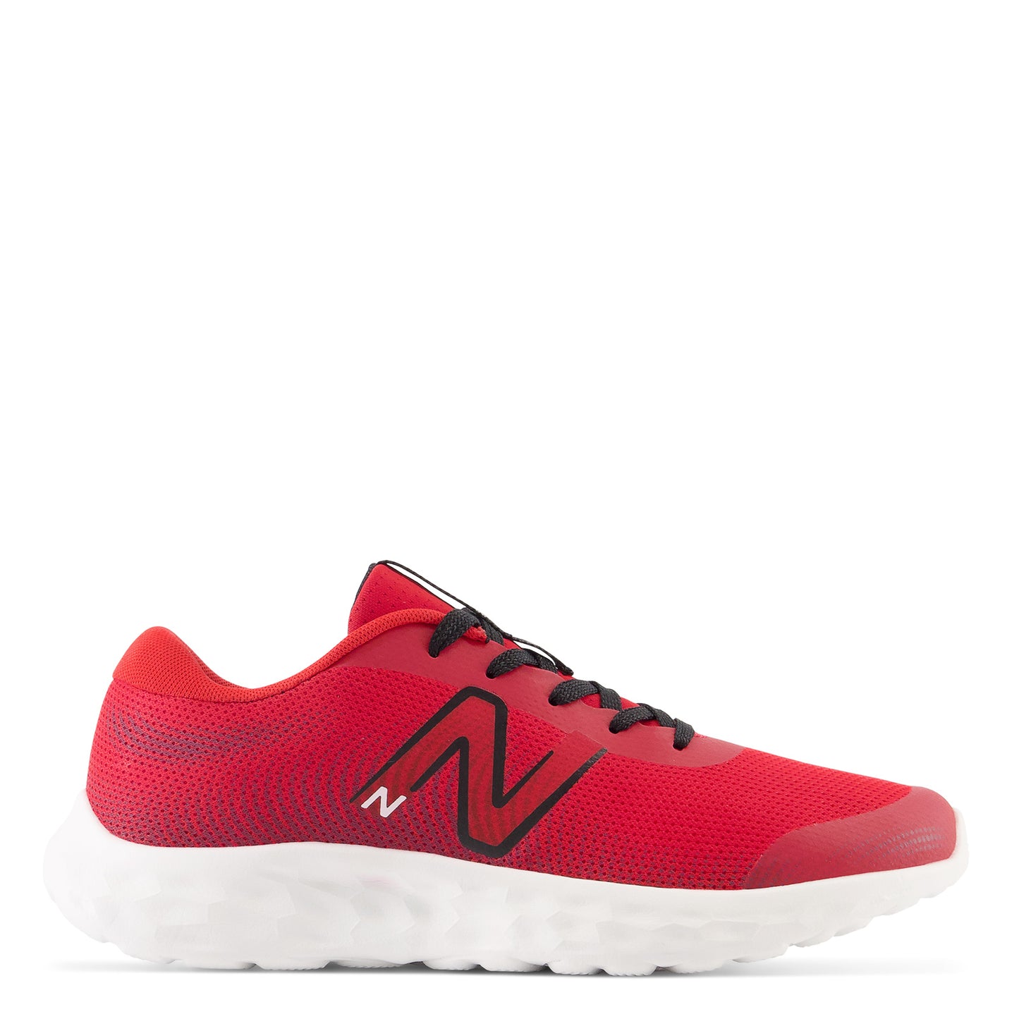 Peltz Shoes Boy's New Balance 520v8 Running Shoe – Big Kid RED WHITE BLACK GP520TR8