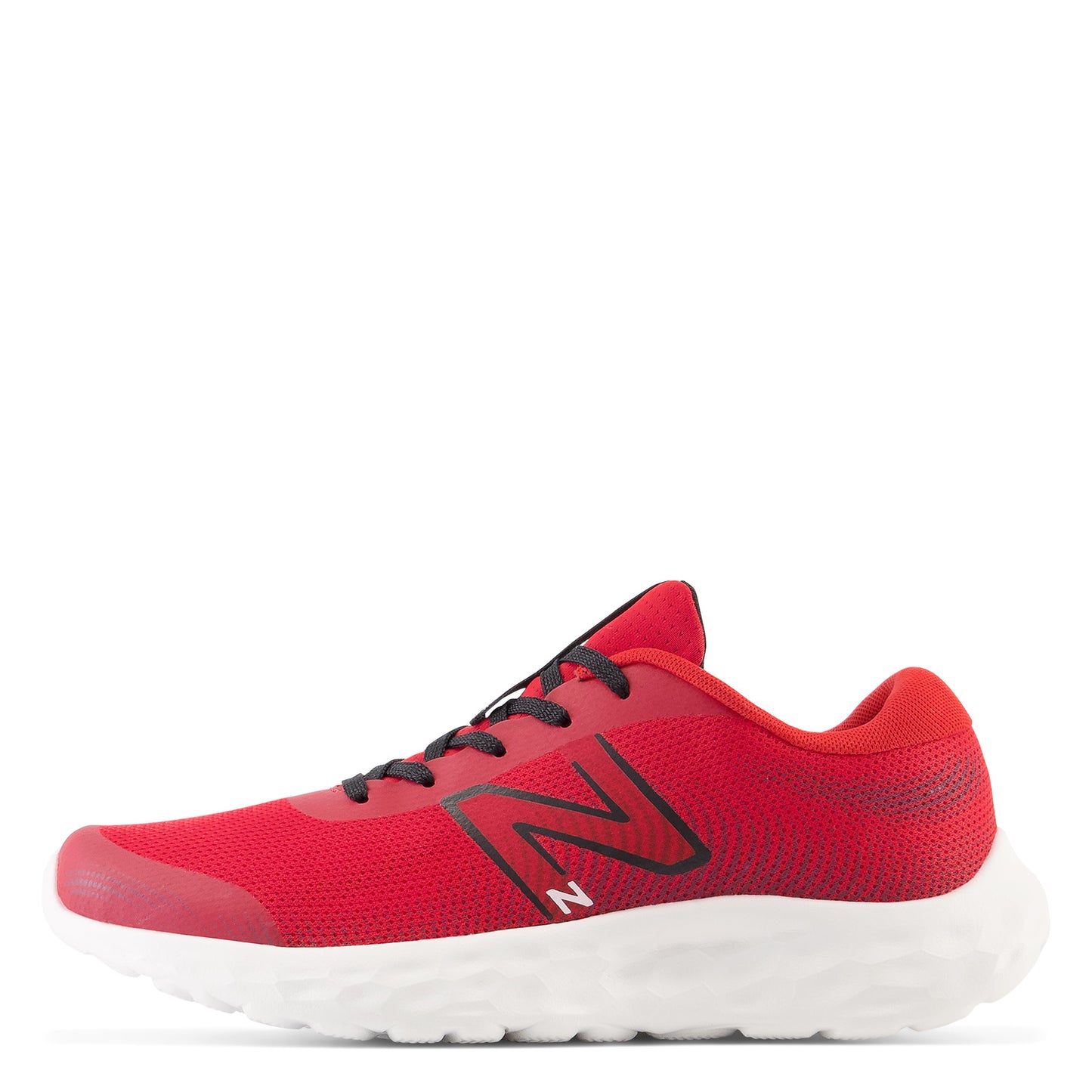 Peltz Shoes Boy's New Balance 520v8 Running Shoe – Big Kid RED WHITE BLACK GP520TR8