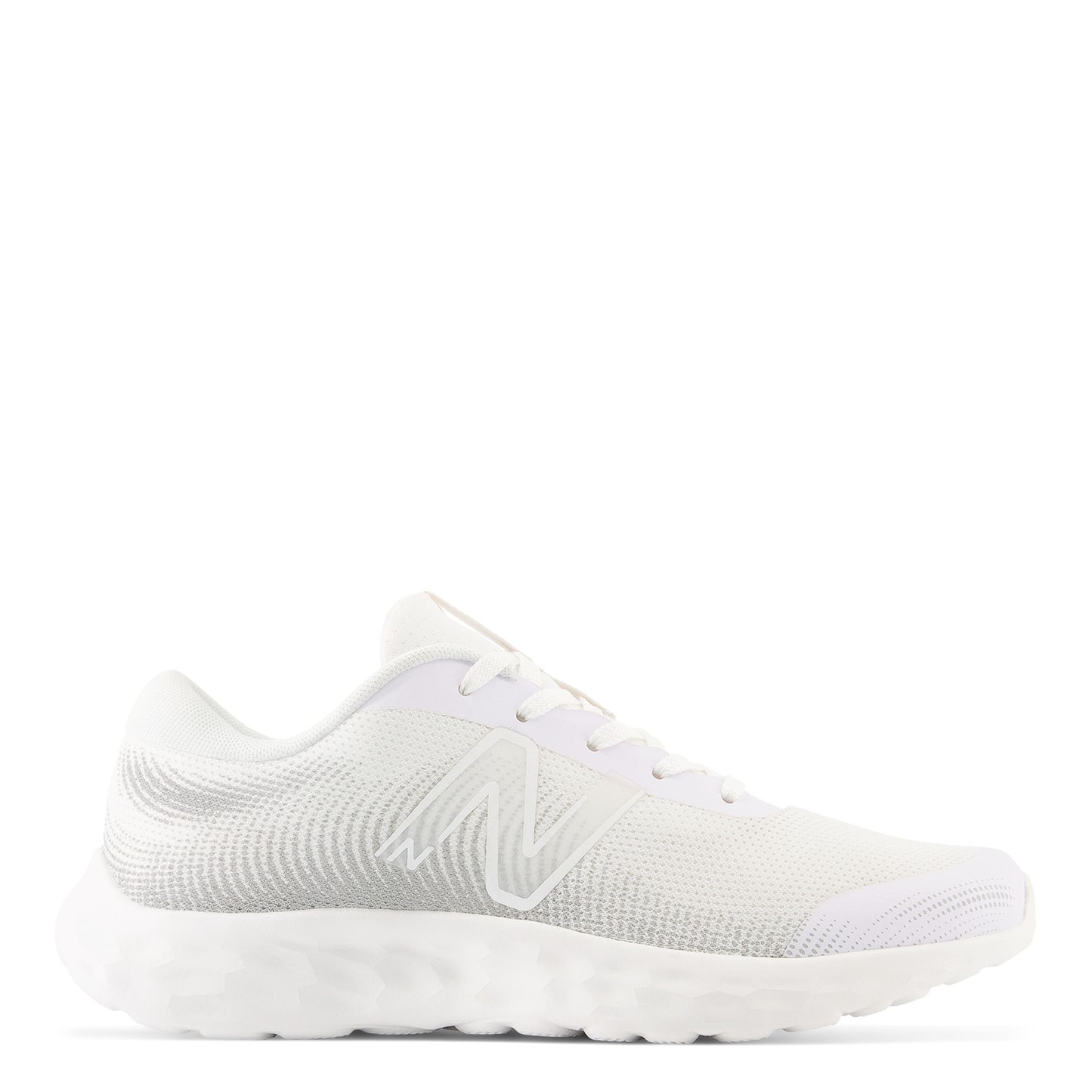 Peltz Shoes Girl's New Balance 520v8 Running Shoe – Big Kid WHITE GP520WW8