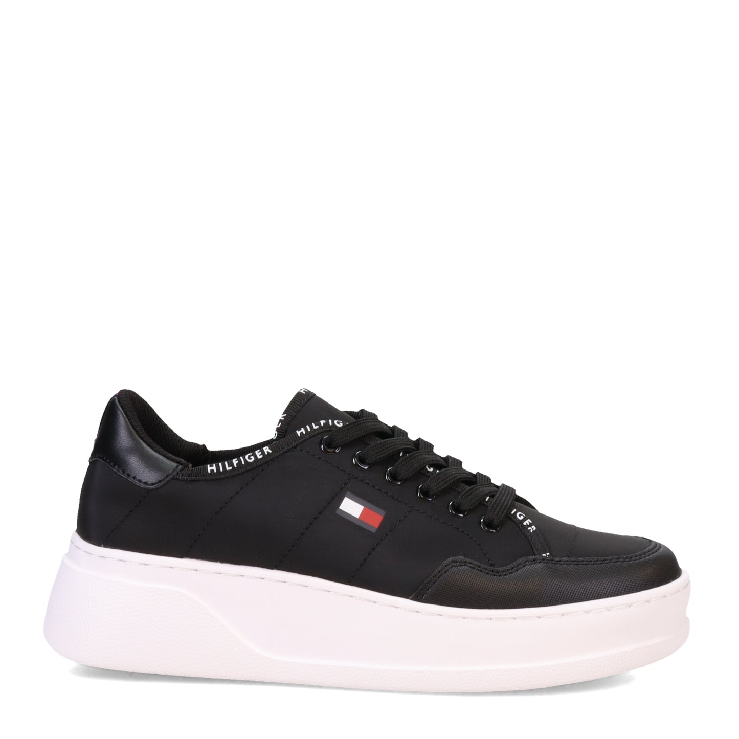 Peltz Shoes Women's Tommy Hilfiger Grazie Sneaker BLACK GRAZIE-BLK01