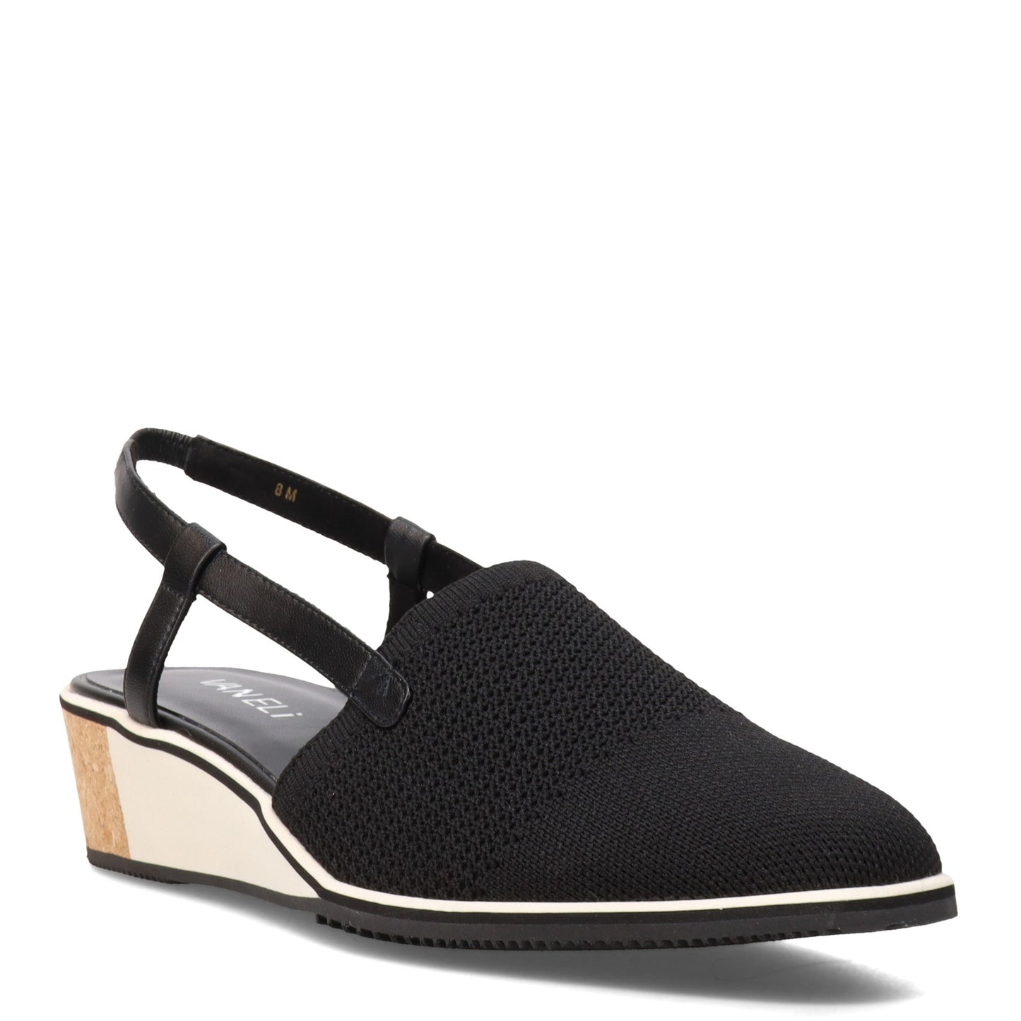 Peltz Shoes Women's Vaneli Greer Slip-On BLACK GREER-BLACK