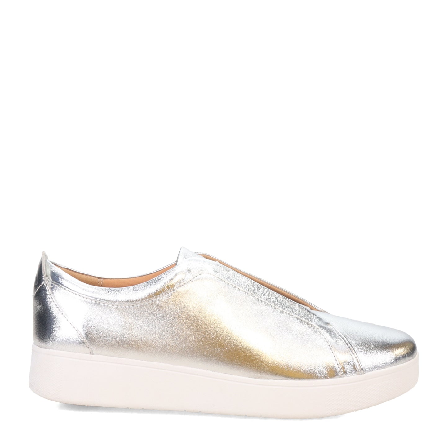Peltz Shoes Women's FitFlop Rally Elastic Slip-On Silver GS2-011