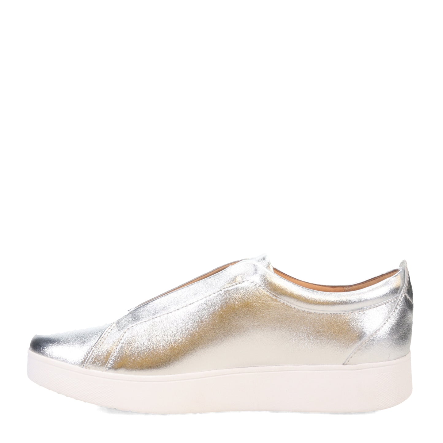 Peltz Shoes Women's FitFlop Rally Elastic Slip-On Silver GS2-011