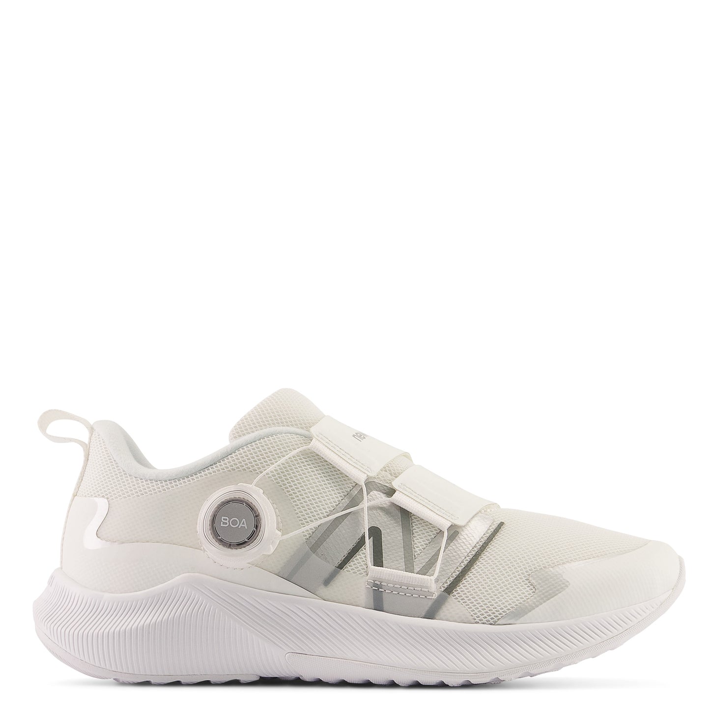 Peltz Shoes Girl's New Balance Fuel Core Reveal v4 Sneaker - Big Kid WHITE GTRVLWH4