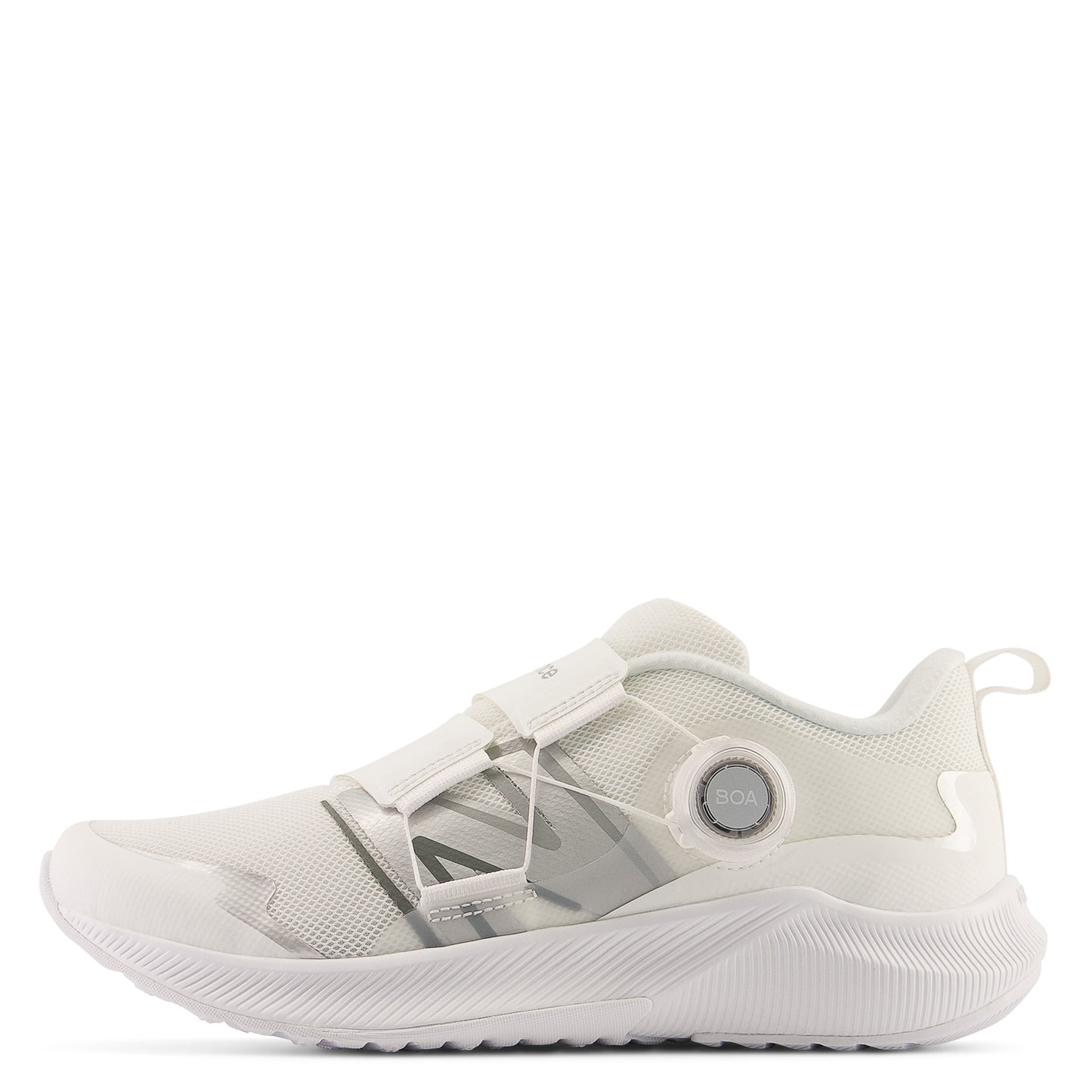 Peltz Shoes Girl's New Balance Fuel Core Reveal v4 Sneaker - Big Kid WHITE GTRVLWH4