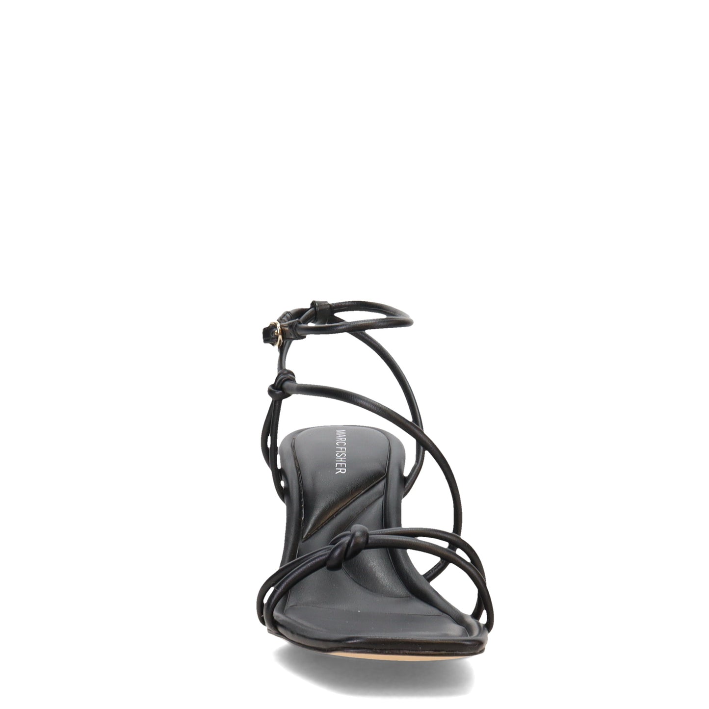 Peltz Shoes Women's Marc Fisher Gurion Sandal BLACK GURION-BLK01