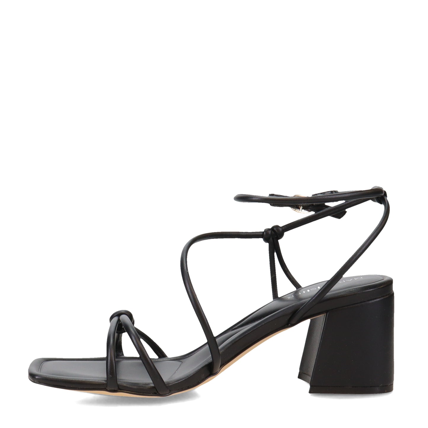 Peltz Shoes Women's Marc Fisher Gurion Sandal BLACK GURION-BLK01