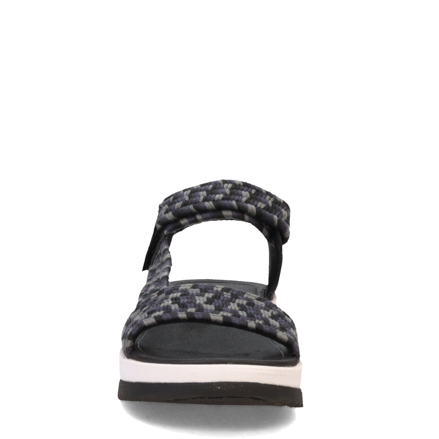 Peltz Shoes Women's FitFlop Surff Art-Webbing Back-Strap Sandal Black GW2-231