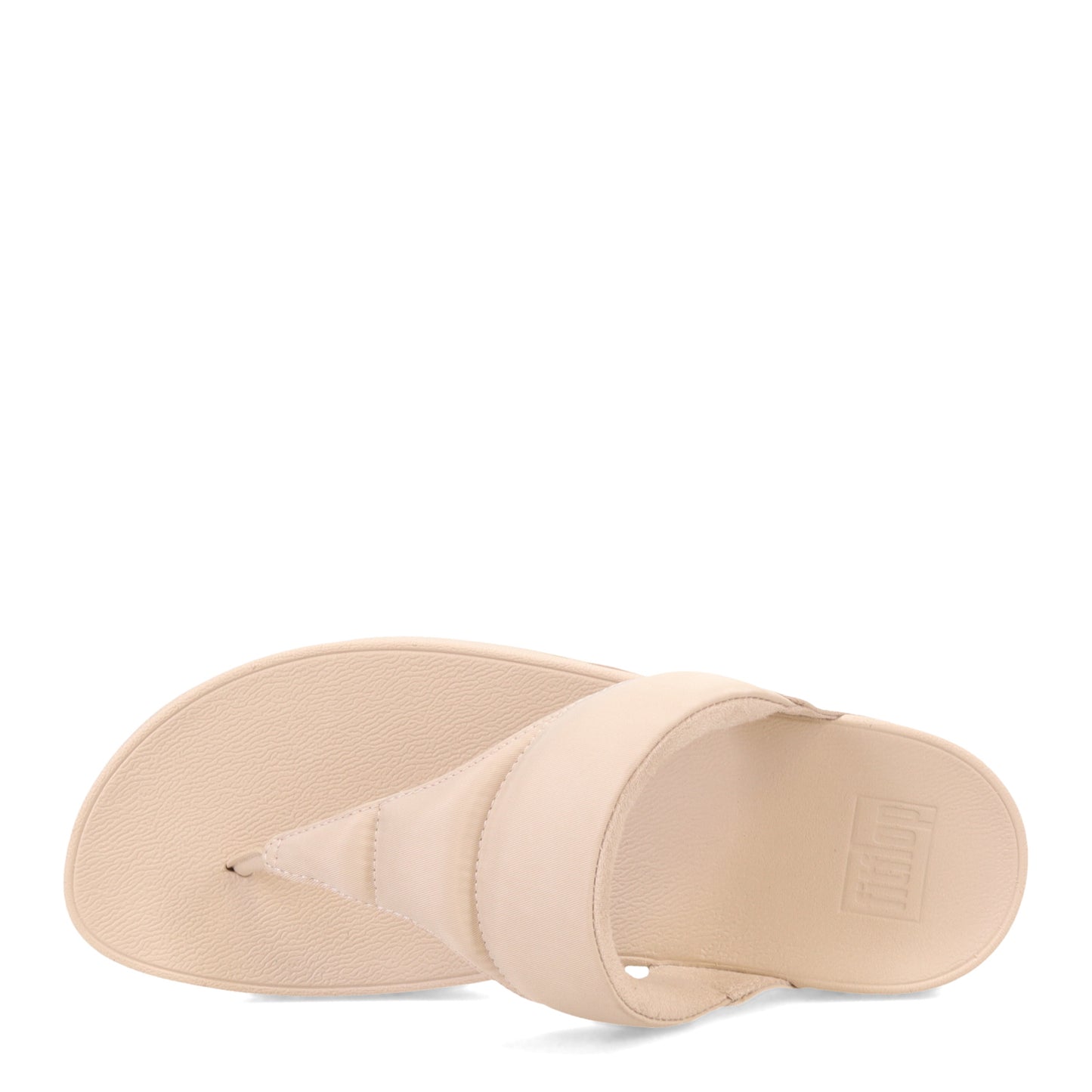 Peltz Shoes Women's FitFlop Lulu Water Resistant Thong Sandal Stone Beige GW6-A20