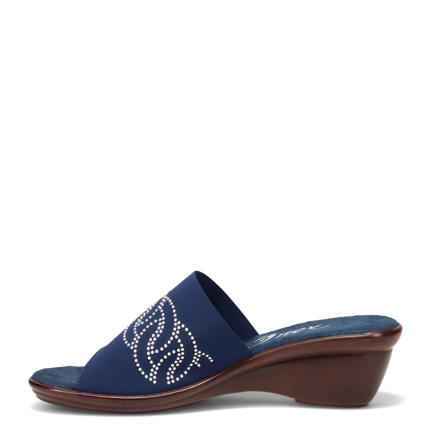 Peltz Shoes Women's Onex Gene Sandal NAVY GENE-NAVY