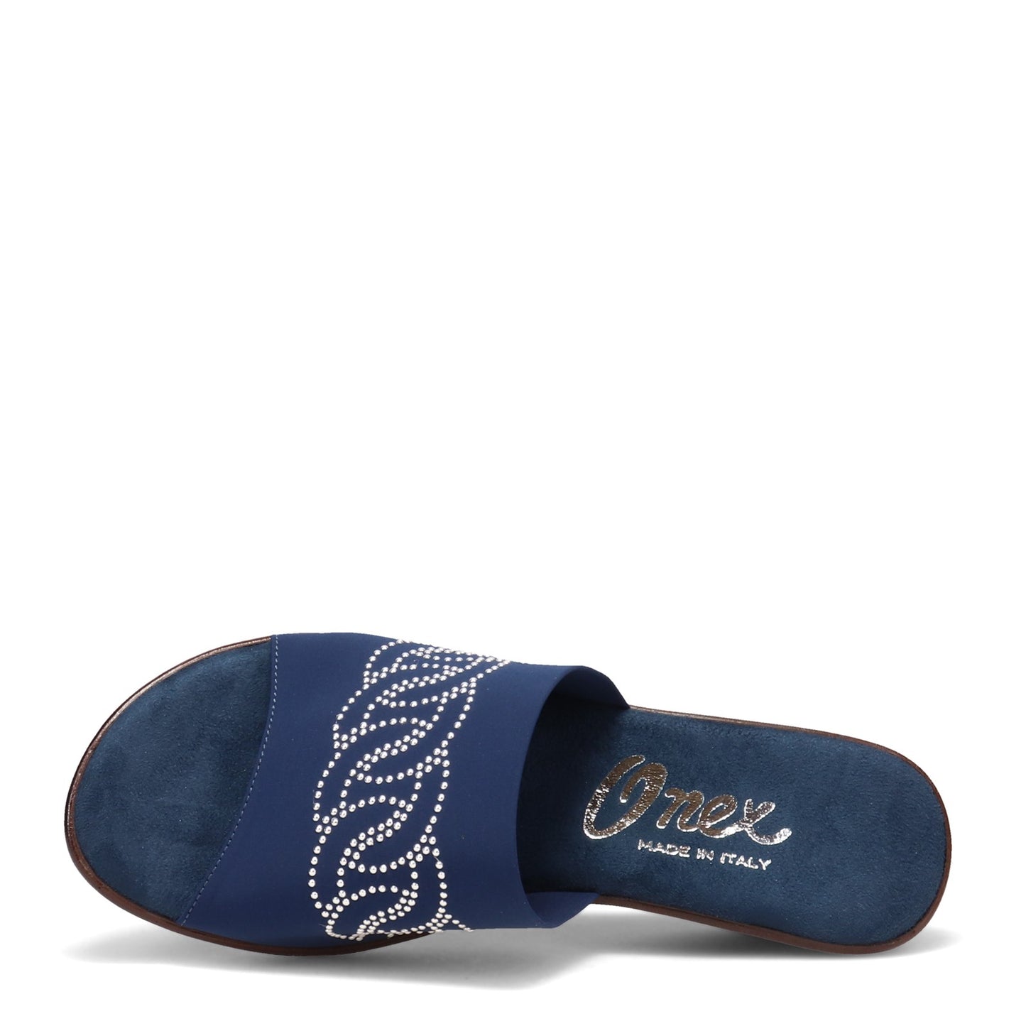 Peltz Shoes Women's Onex Gene Sandal NAVY GENE-NAVY