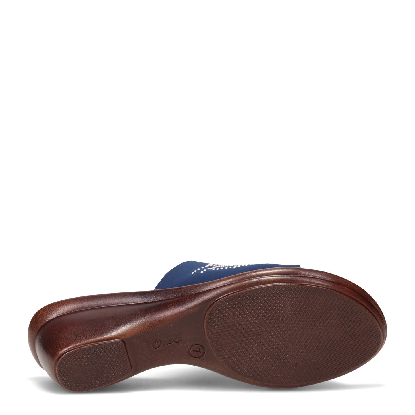 Peltz Shoes Women's Onex Gene Sandal NAVY GENE-NAVY