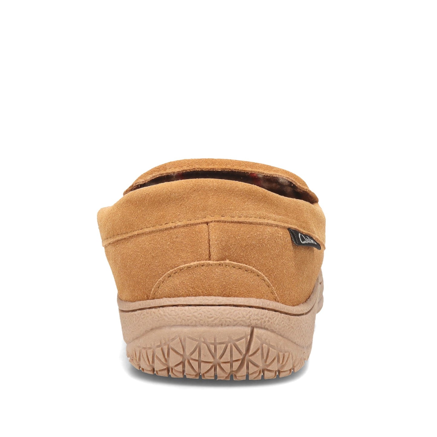Peltz Shoes Men's Clarks Venetian Moc Slipper CINNAMON GF2448M-211