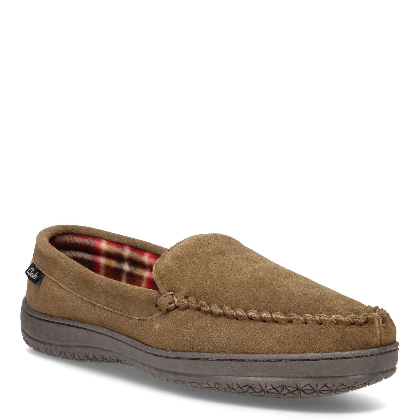 Peltz Shoes Men's Clarks Venetian Moc Slipper SAGE GREEN GF2448M-617