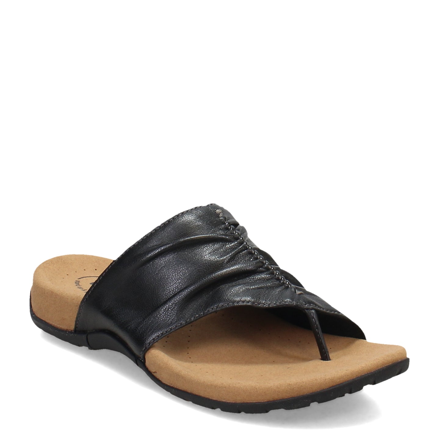 Peltz Shoes Women's Taos Gift 2 Sandal BLACK SMOOTH GT2-12045 BLK