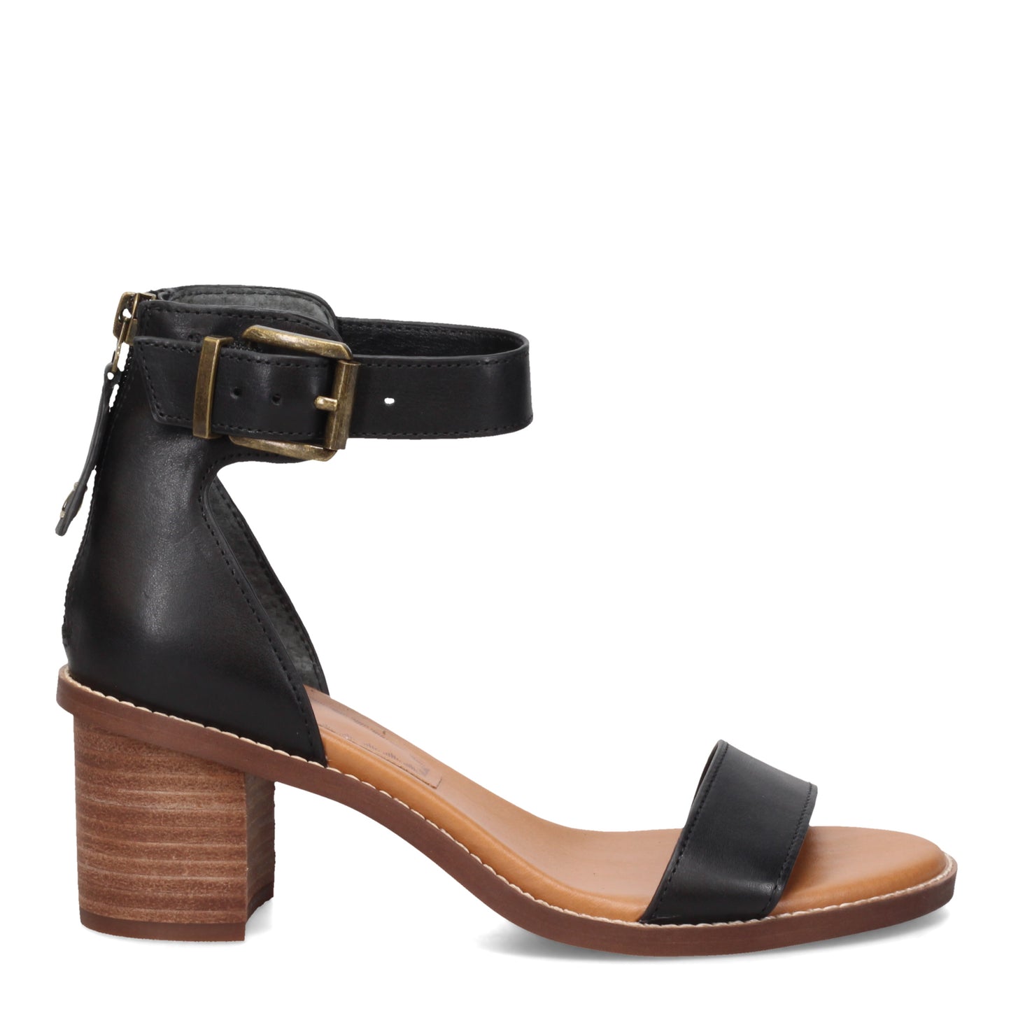 Peltz Shoes Women's Zodiac Ilsa Sandal BLACK H0148L1001