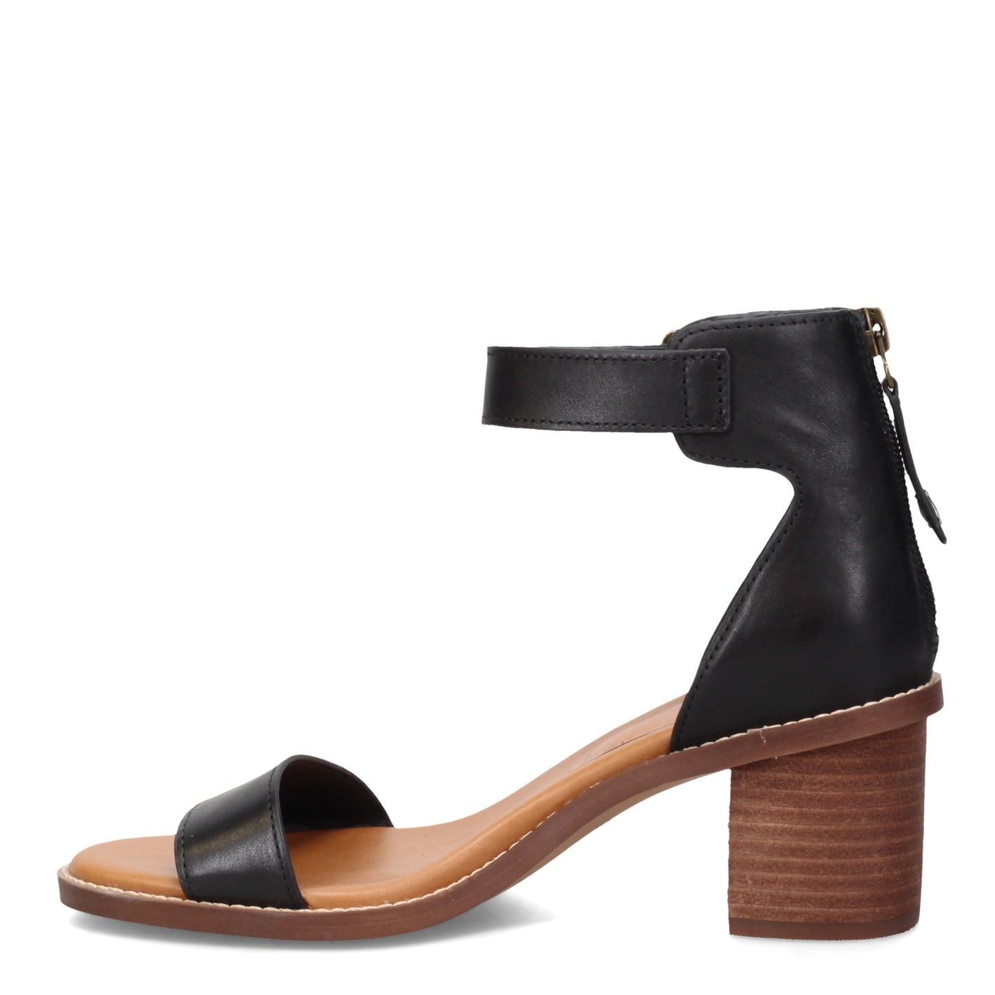 Peltz Shoes Women's Zodiac Ilsa Sandal BLACK H0148L1001