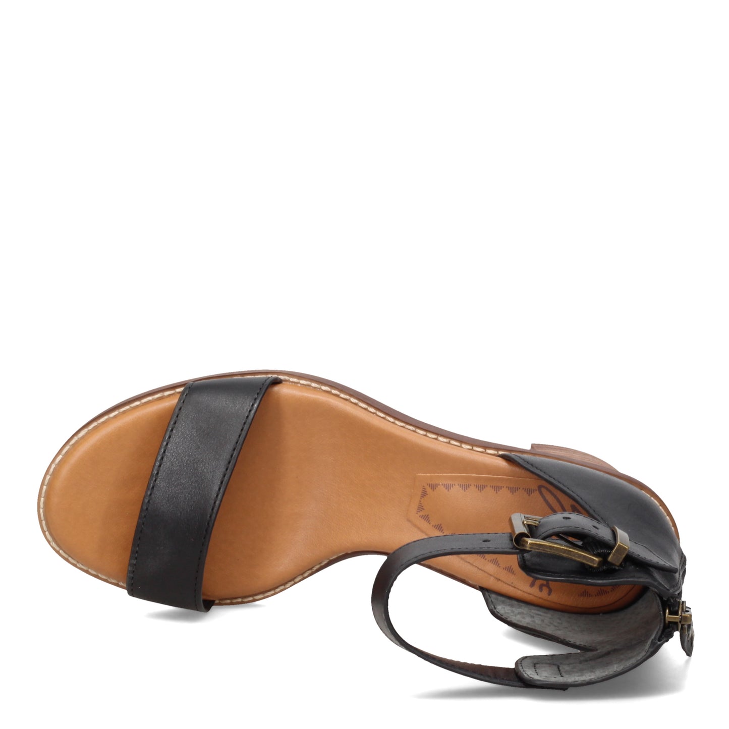 Peltz Shoes Women's Zodiac Ilsa Sandal BLACK H0148L1001
