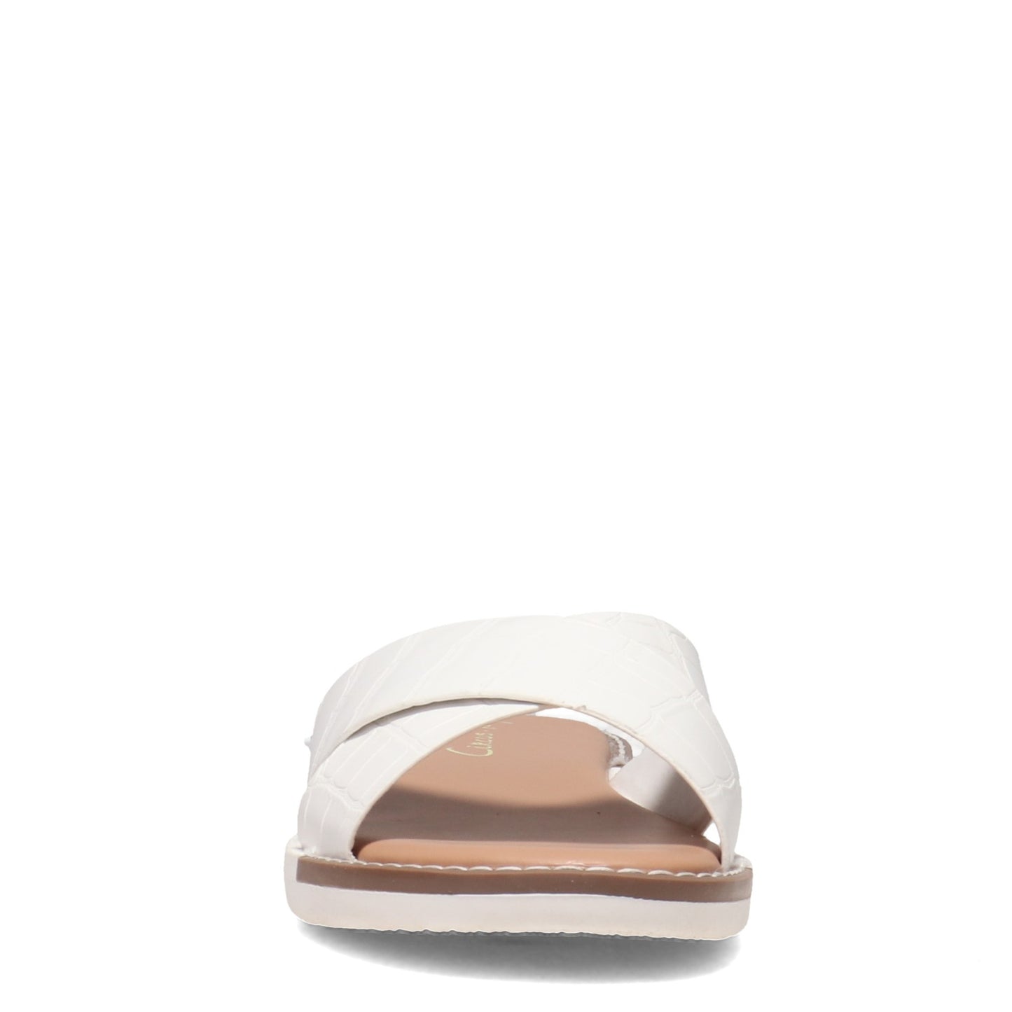 Peltz Shoes Women's Circus NY Lux Sandal WHITE H1622S1101