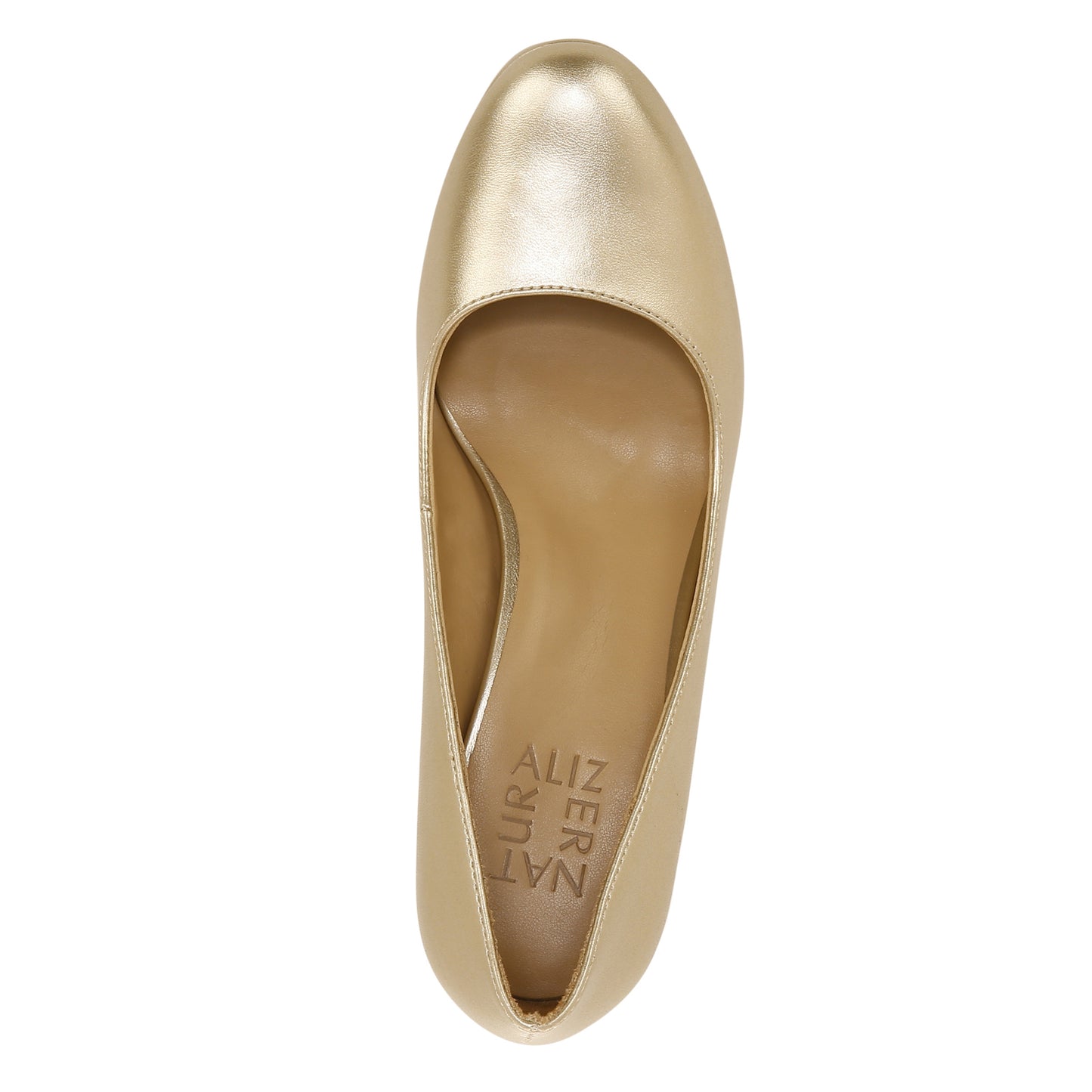 Peltz Shoes Women's Naturalizer Berlin Pump CHAMPAGNE H1960S4251