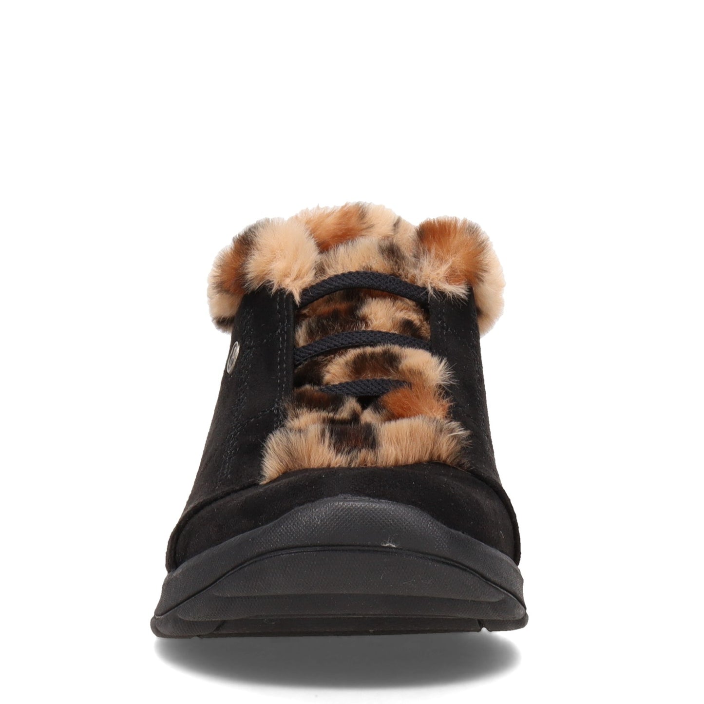 Peltz Shoes Women's BZees Golden Bootie BLACK / LEOPARD H2132F6200