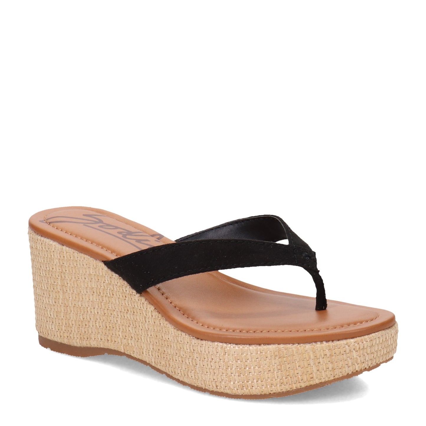 Peltz Shoes Women's Zodiac Rio Sandal BLACK H3972F1003