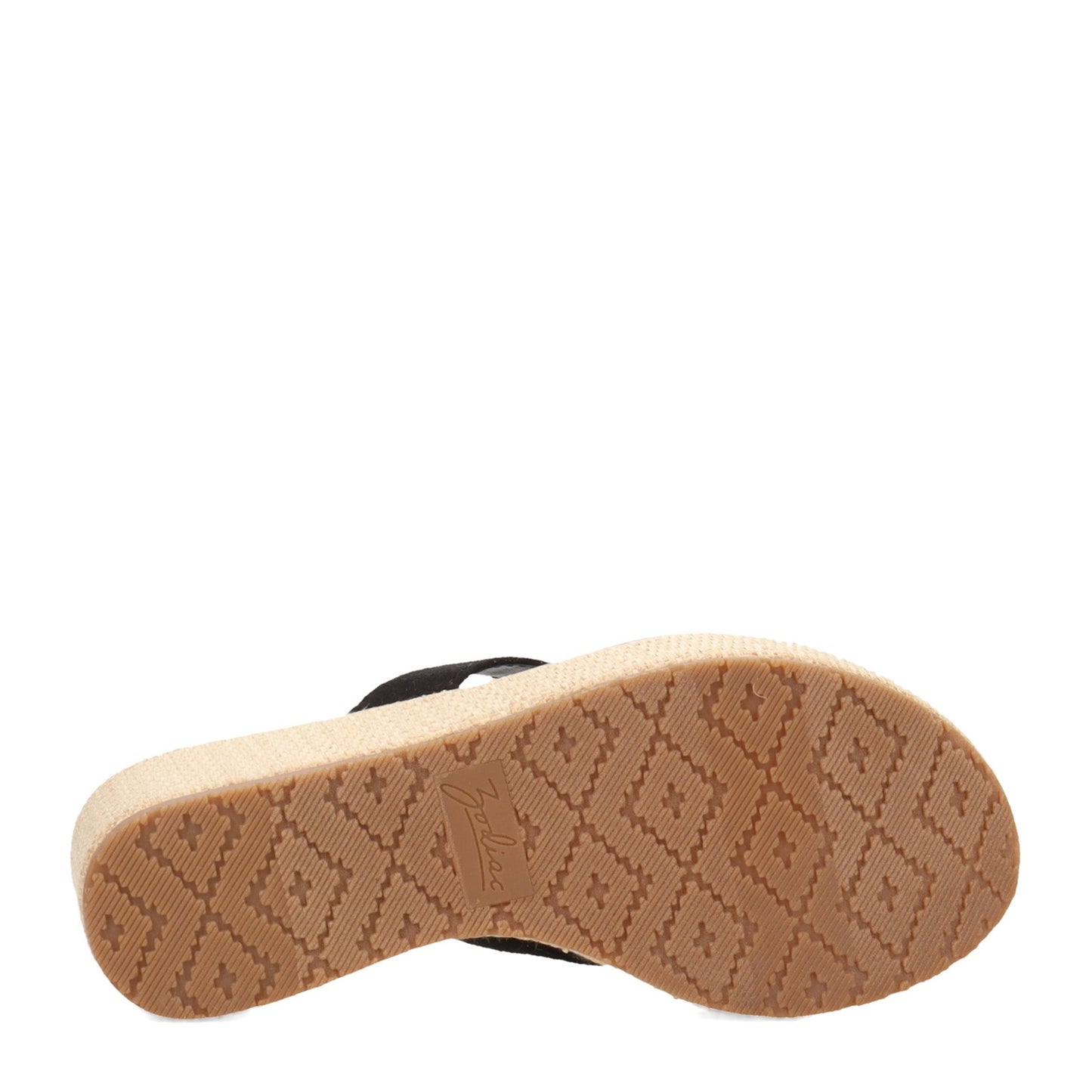 Peltz Shoes Women's Zodiac Rio Sandal BLACK H3972F1003