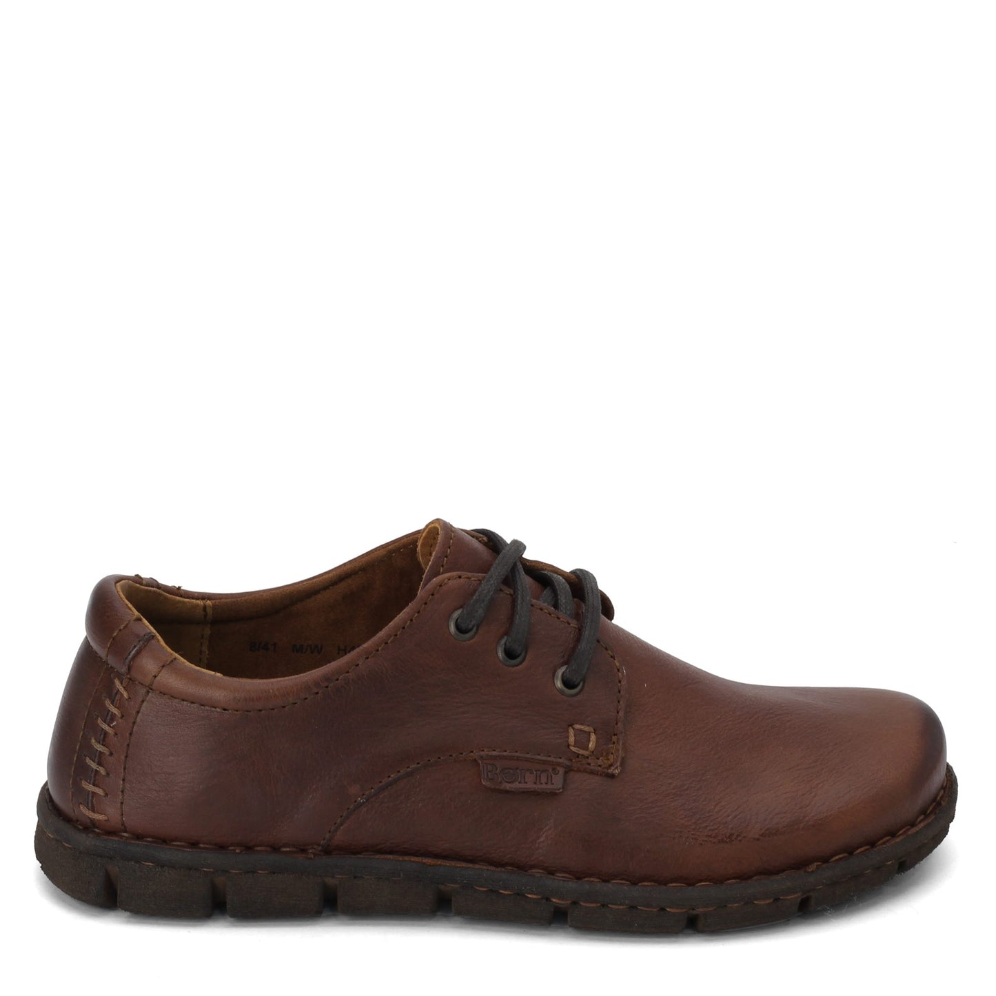 Peltz Shoes Men's Born Soledad Lace-Up Brown H47406